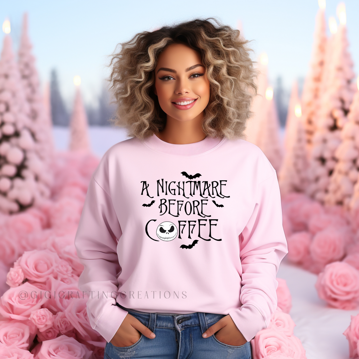 A Nightmare Before Coffee Crewneck