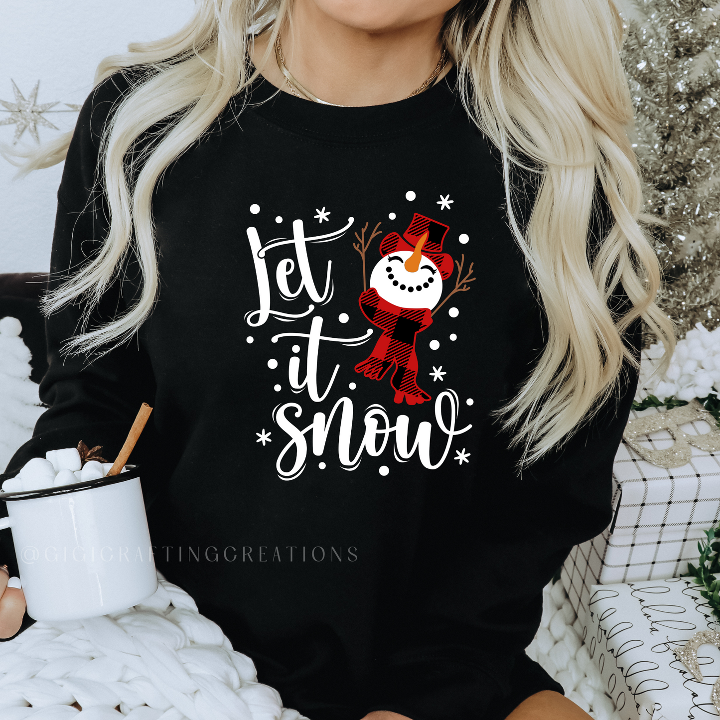 Let It Snow Red Crewneck