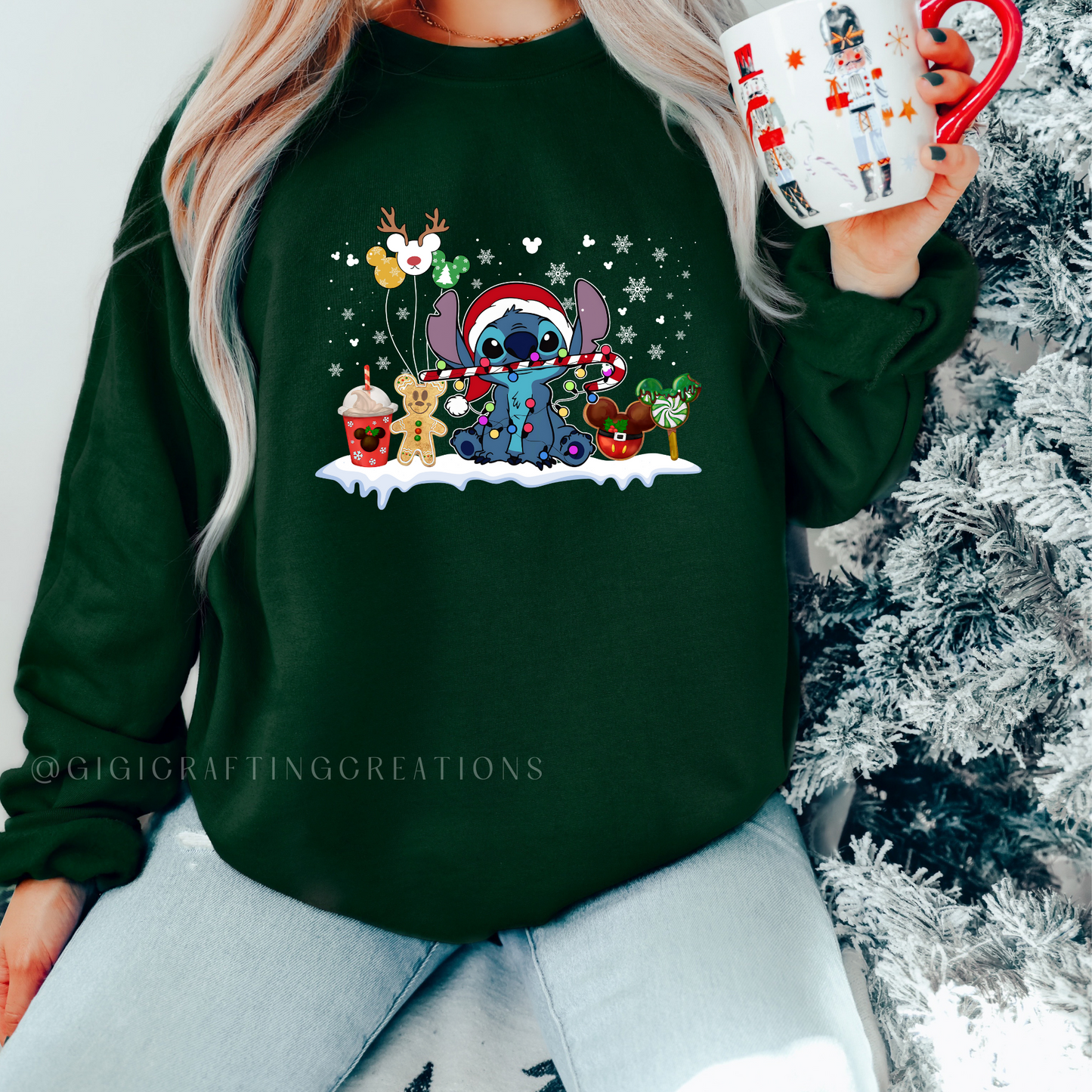 Cute Character Christmas Crewneck