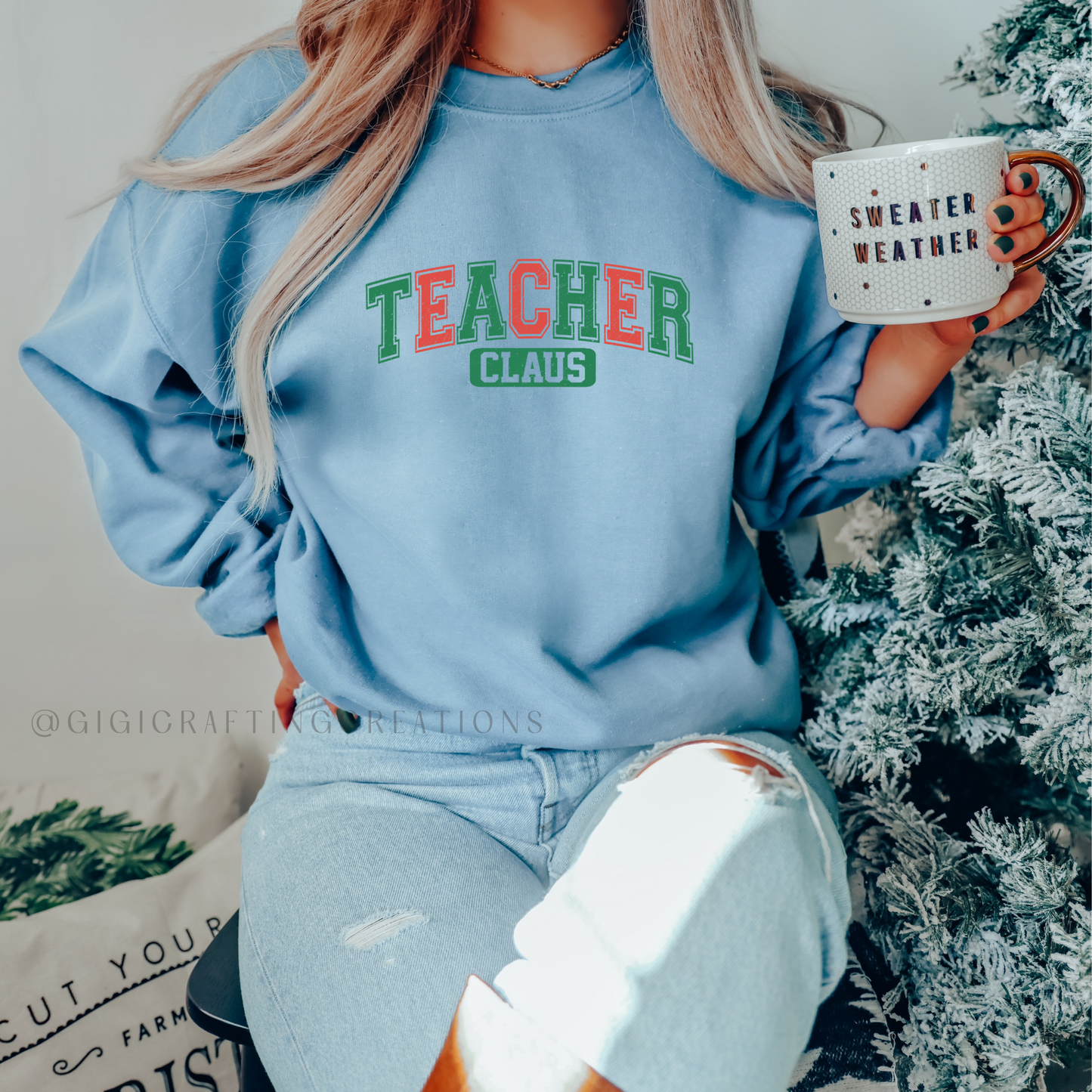 Teacher Claus Crewneck