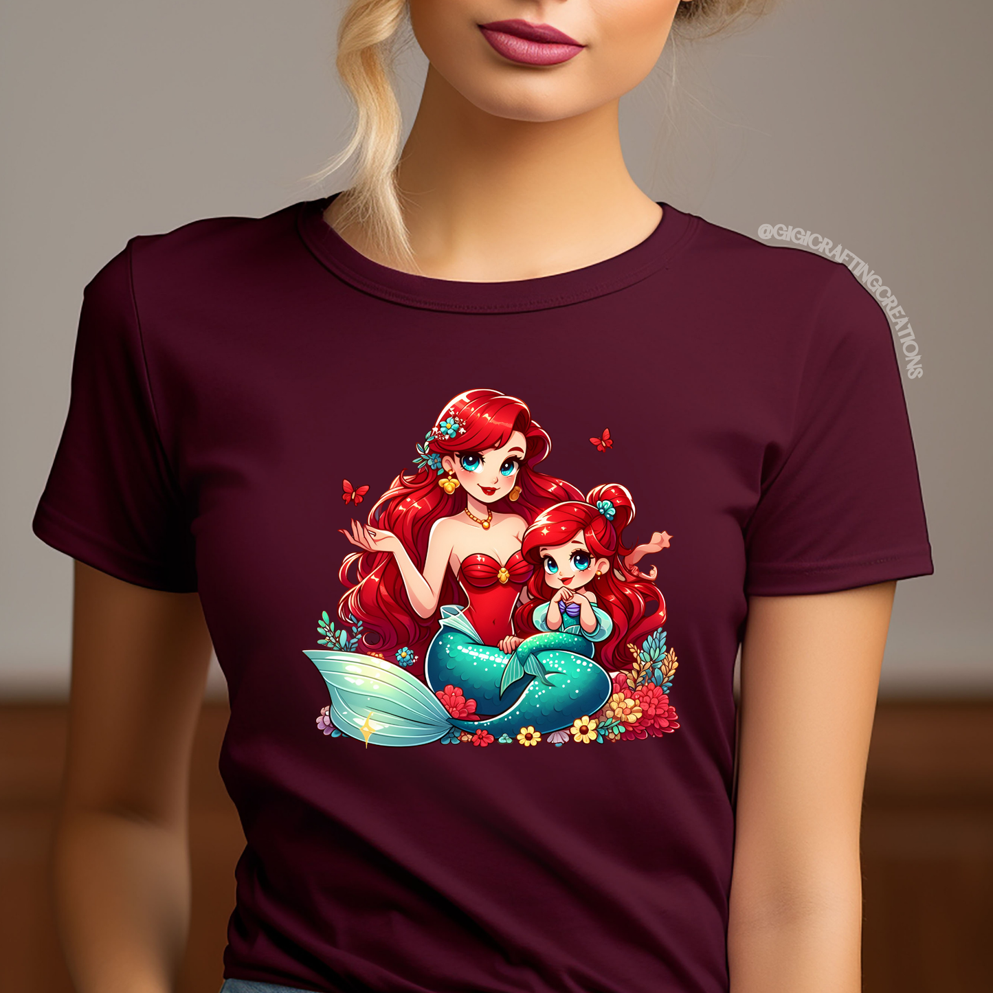 Underwater Princess Mom Relaxed Unisex Tee