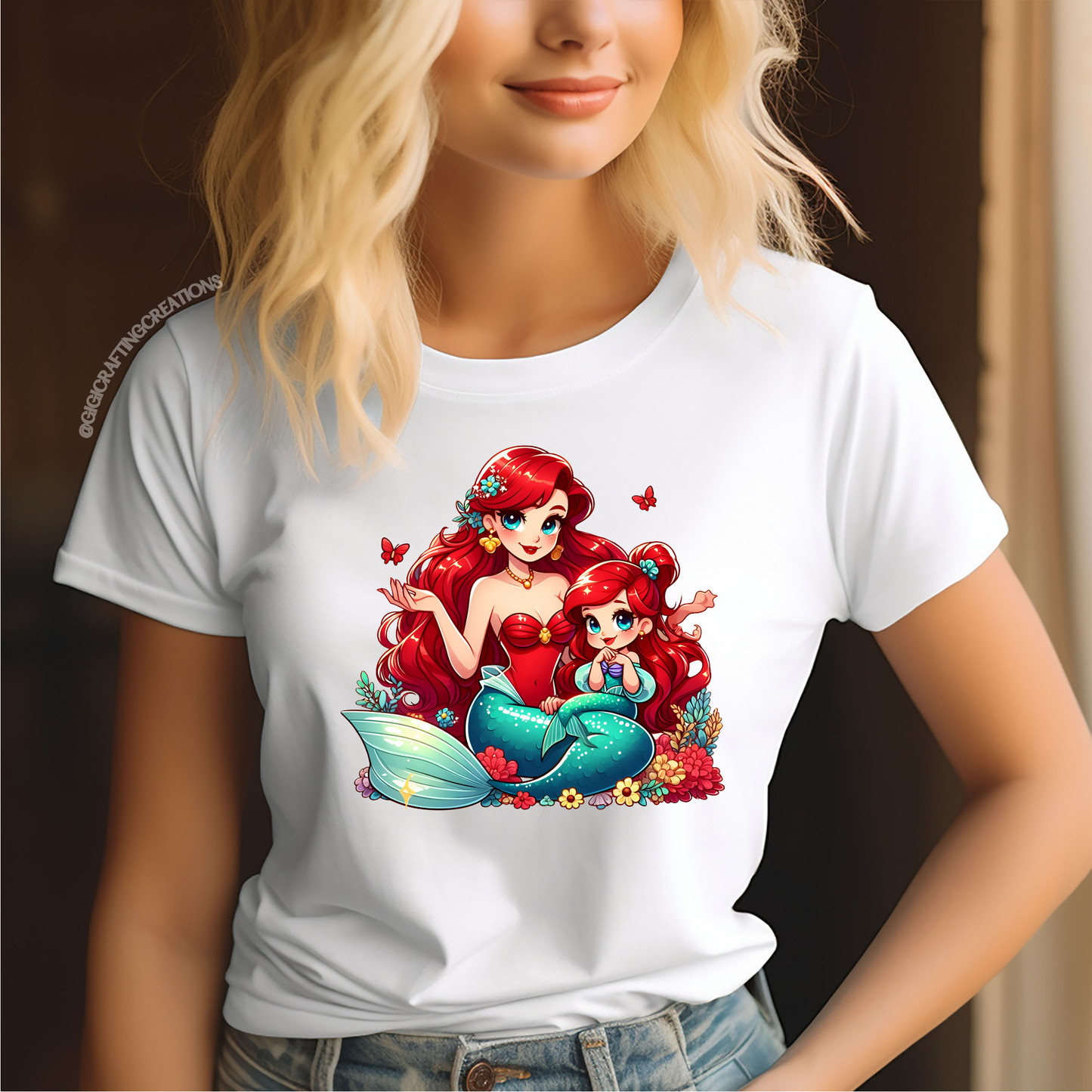 Underwater Princess Mom Relaxed Unisex Tee