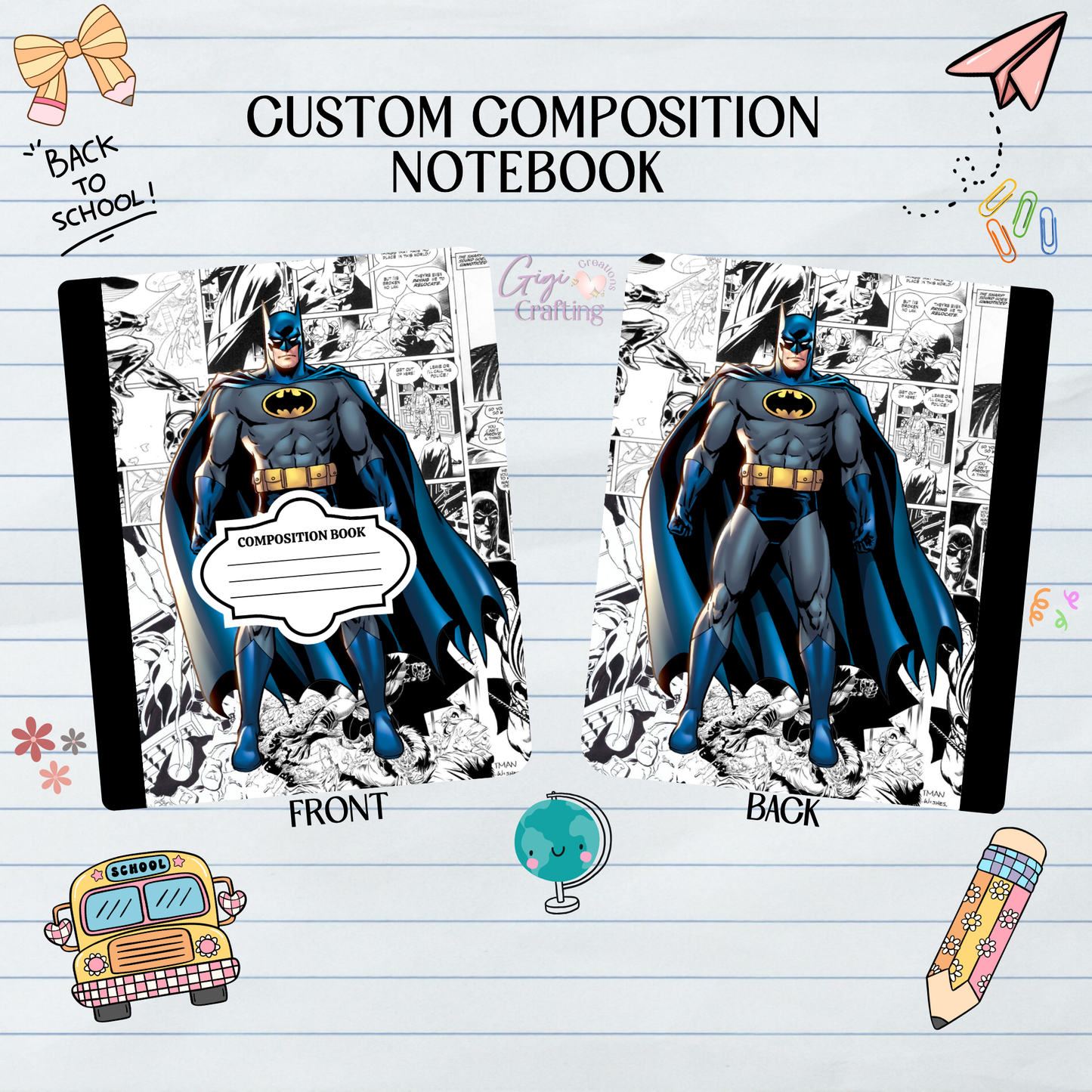 The Dark Vigilante - Composition Notebook