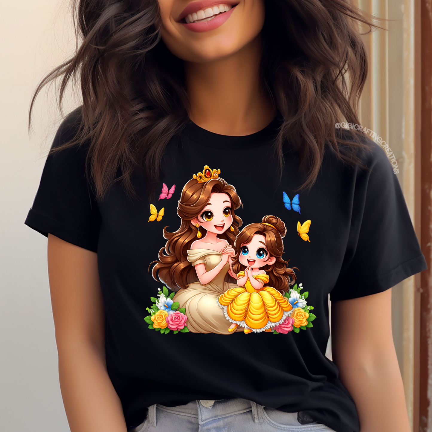 Beauty Princess Mom Relaxed Unisex Tee