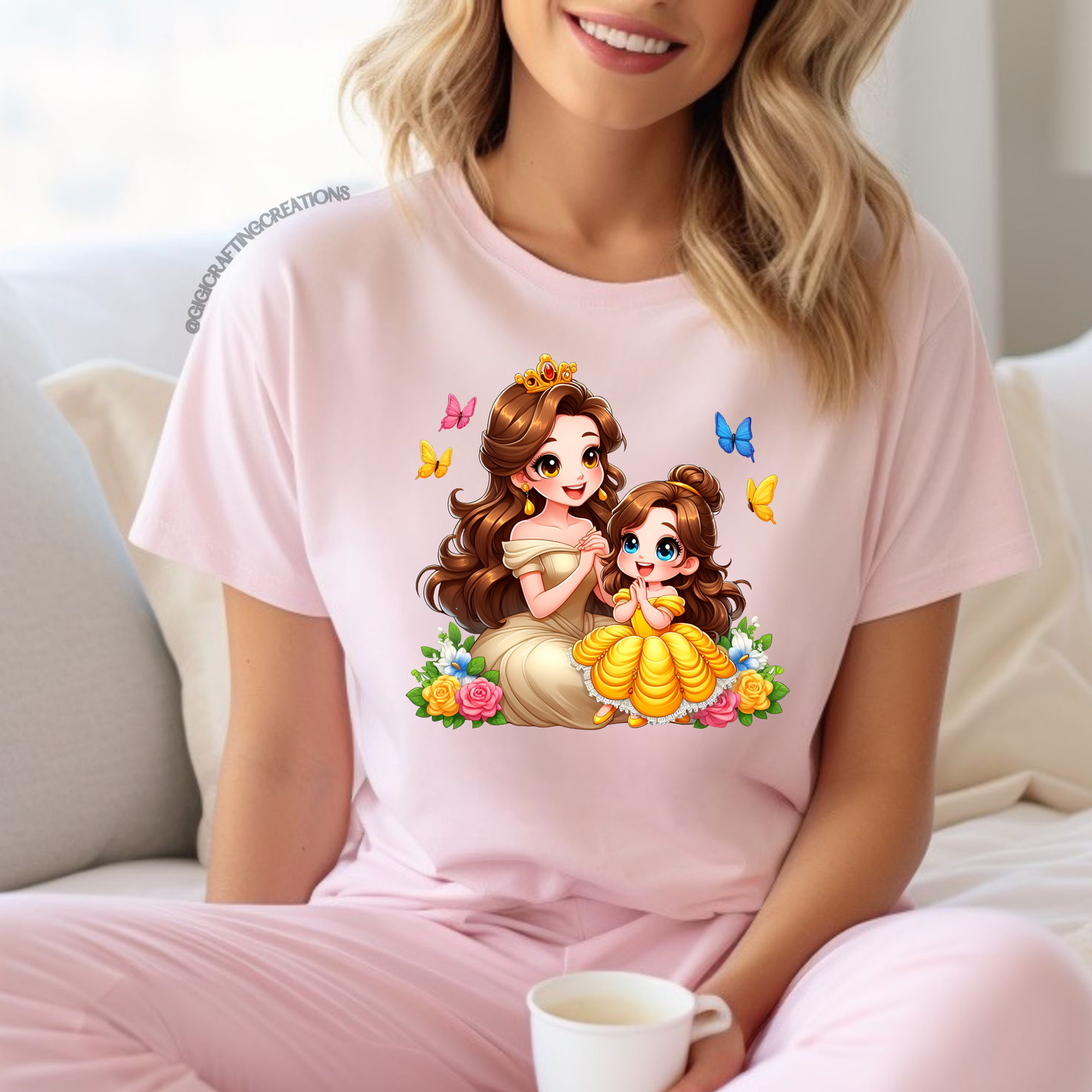 Beauty Princess Mom Relaxed Unisex Tee