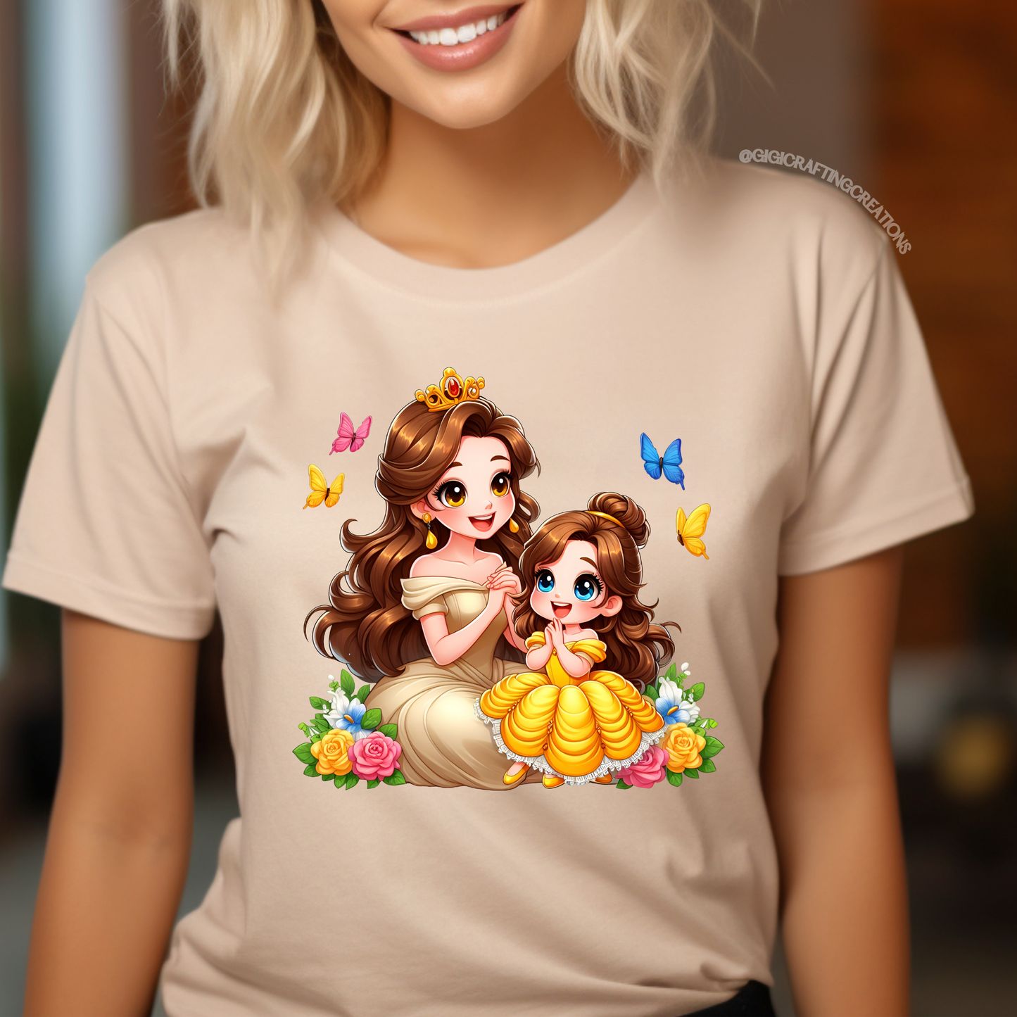 Beauty Princess Mom Relaxed Unisex Tee