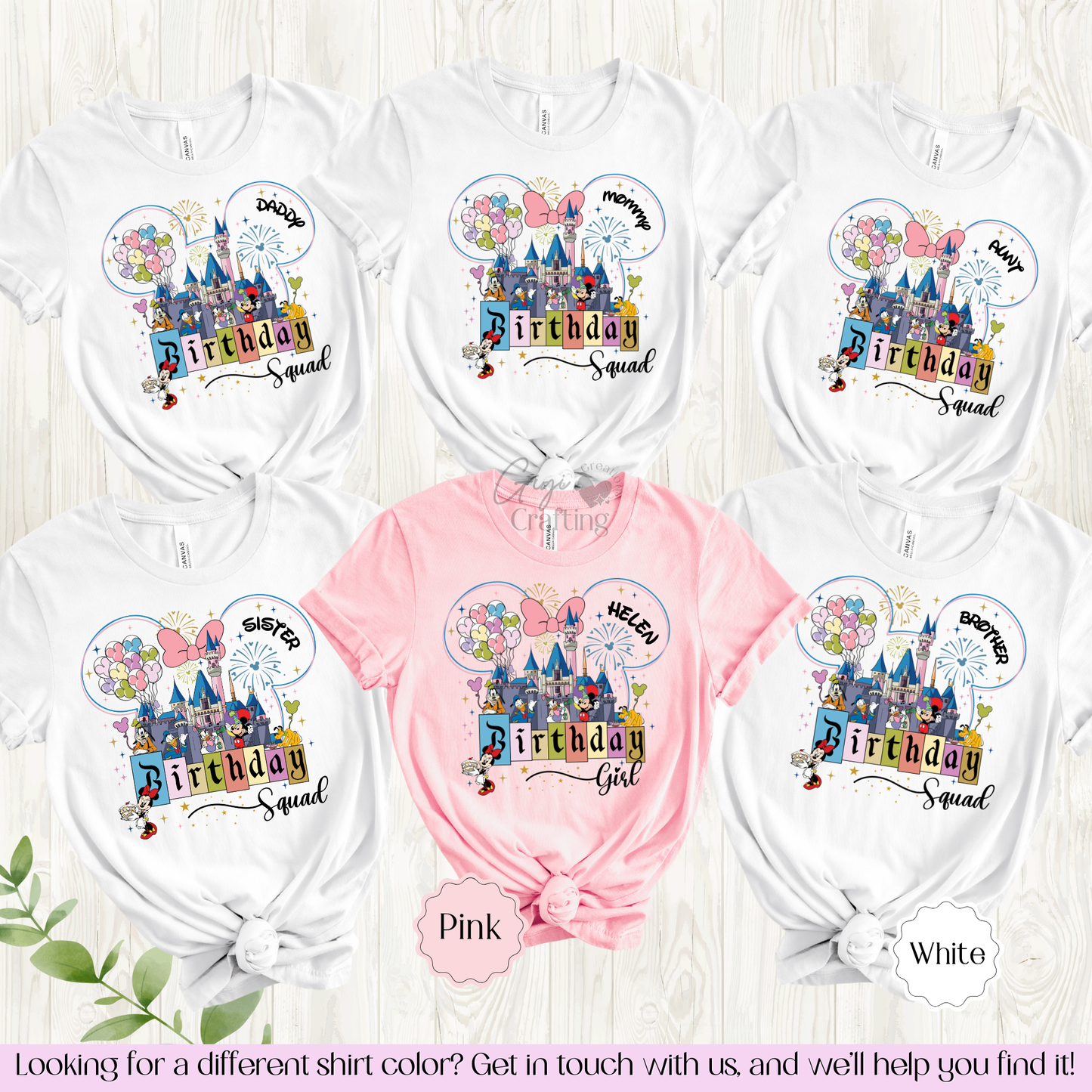 Birthday Girl Squad 2025 Disney Family Trip Matching Shirts Unisex