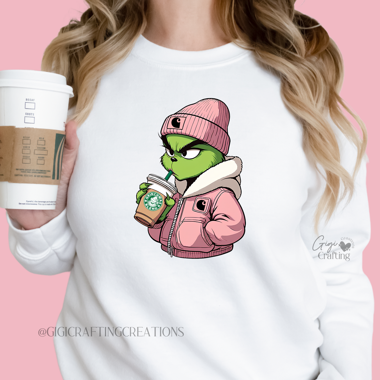 Boujee Girl Coffee Valentine Crewneck