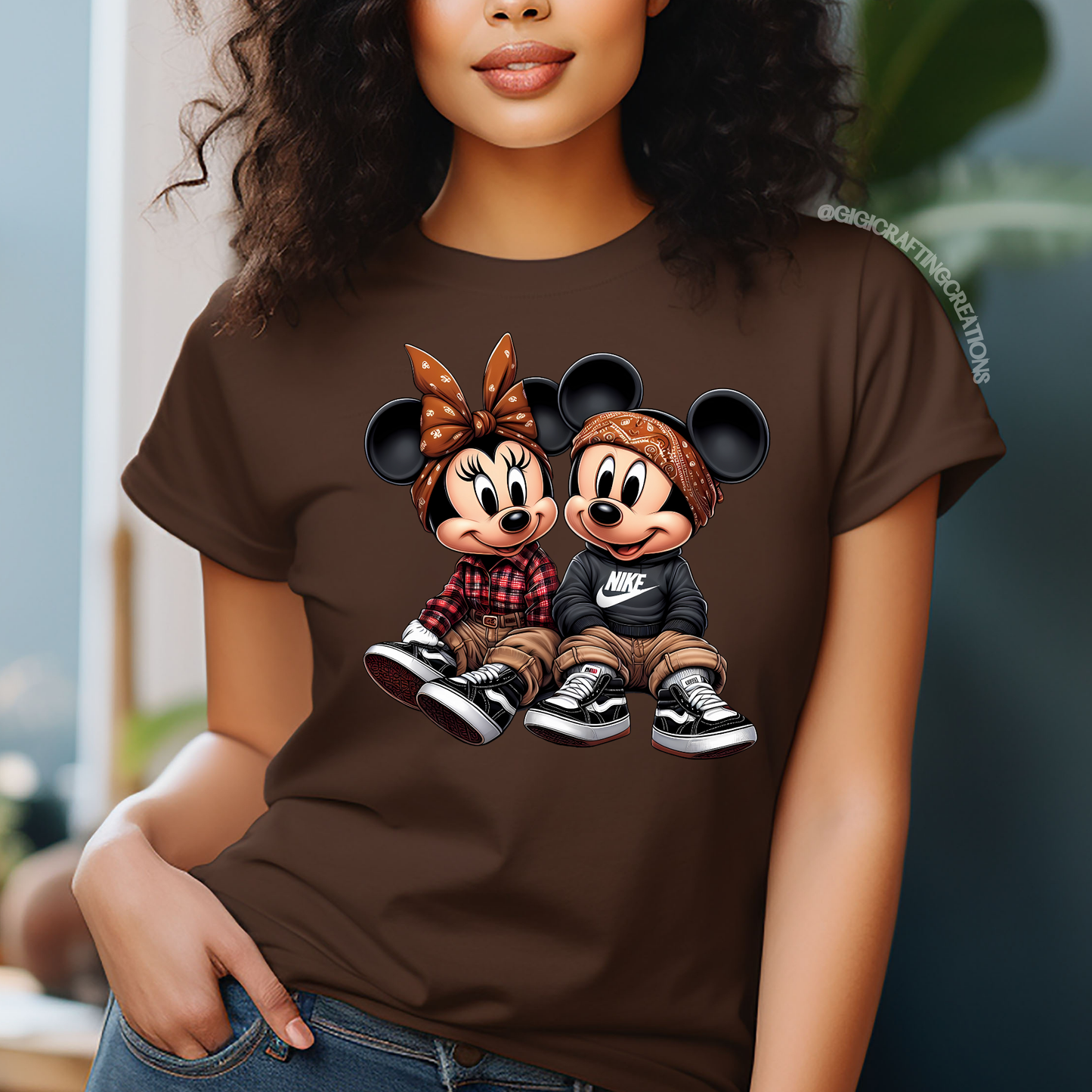 Chicano Mouse Couple Relaxed Unisex Tee