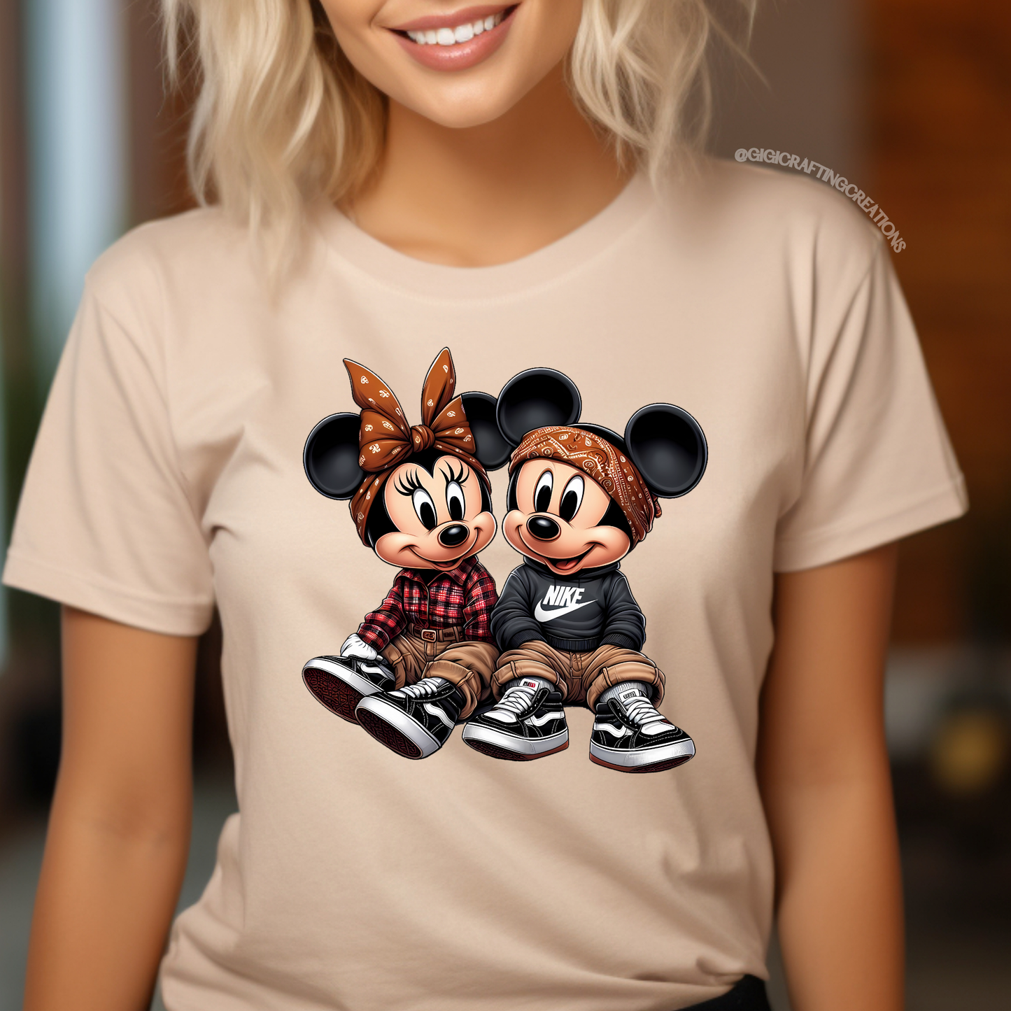 Chicano Mouse Couple Relaxed Unisex Tee