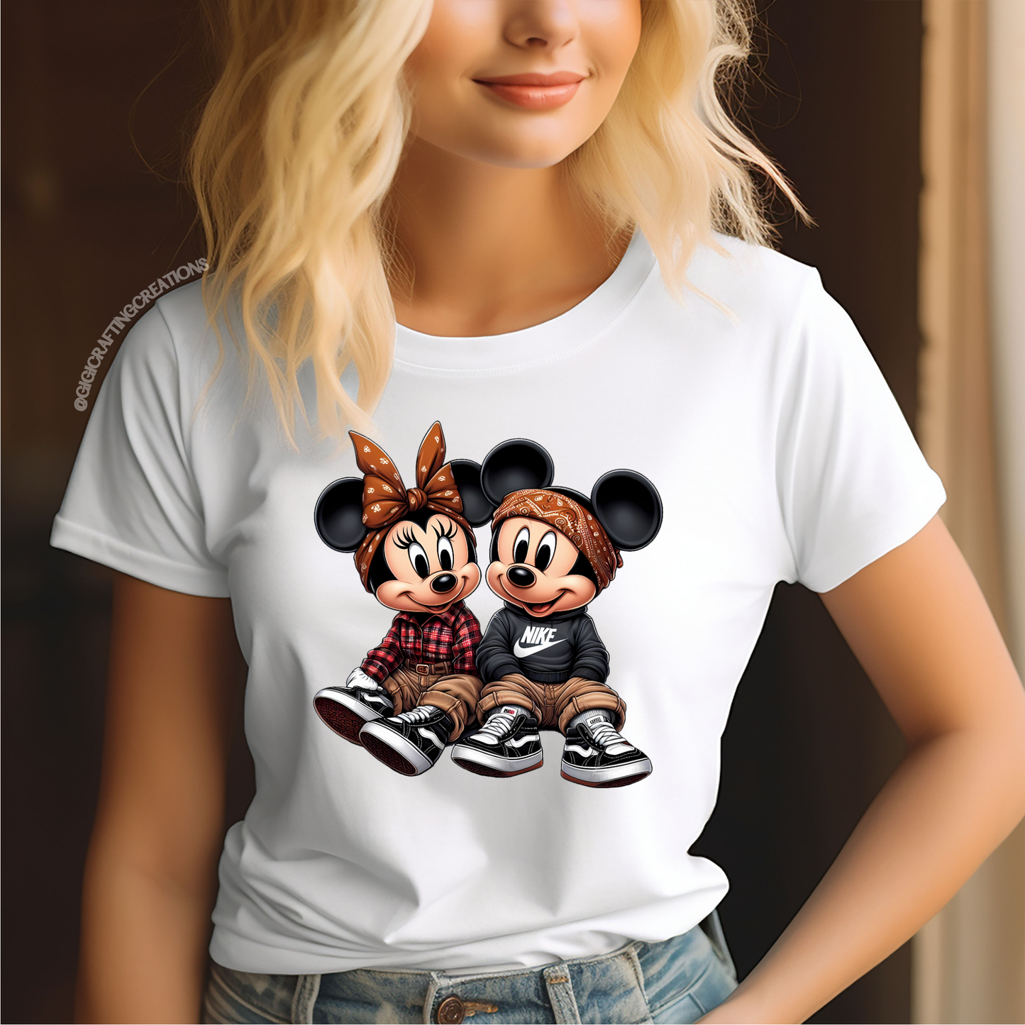 Chicano Mouse Couple Relaxed Unisex Tee