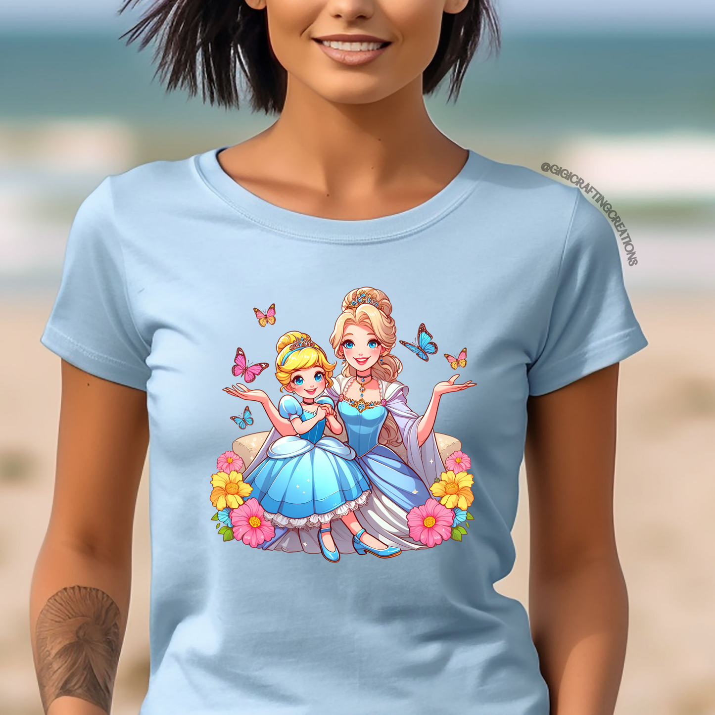 Blonde Princess Mom Relaxed Unisex Tee