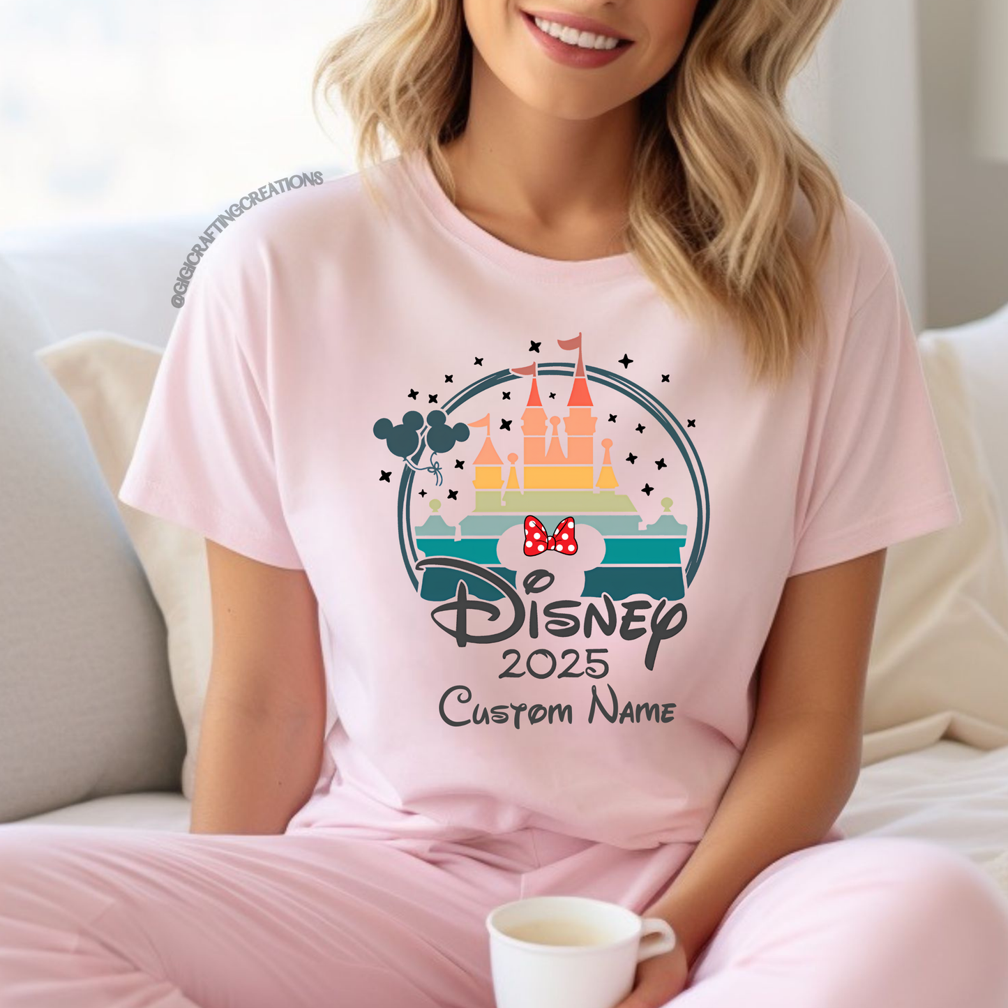 Rainbow Magic Castle Family Vacation Trip 2025 Matching Shirts Unisex