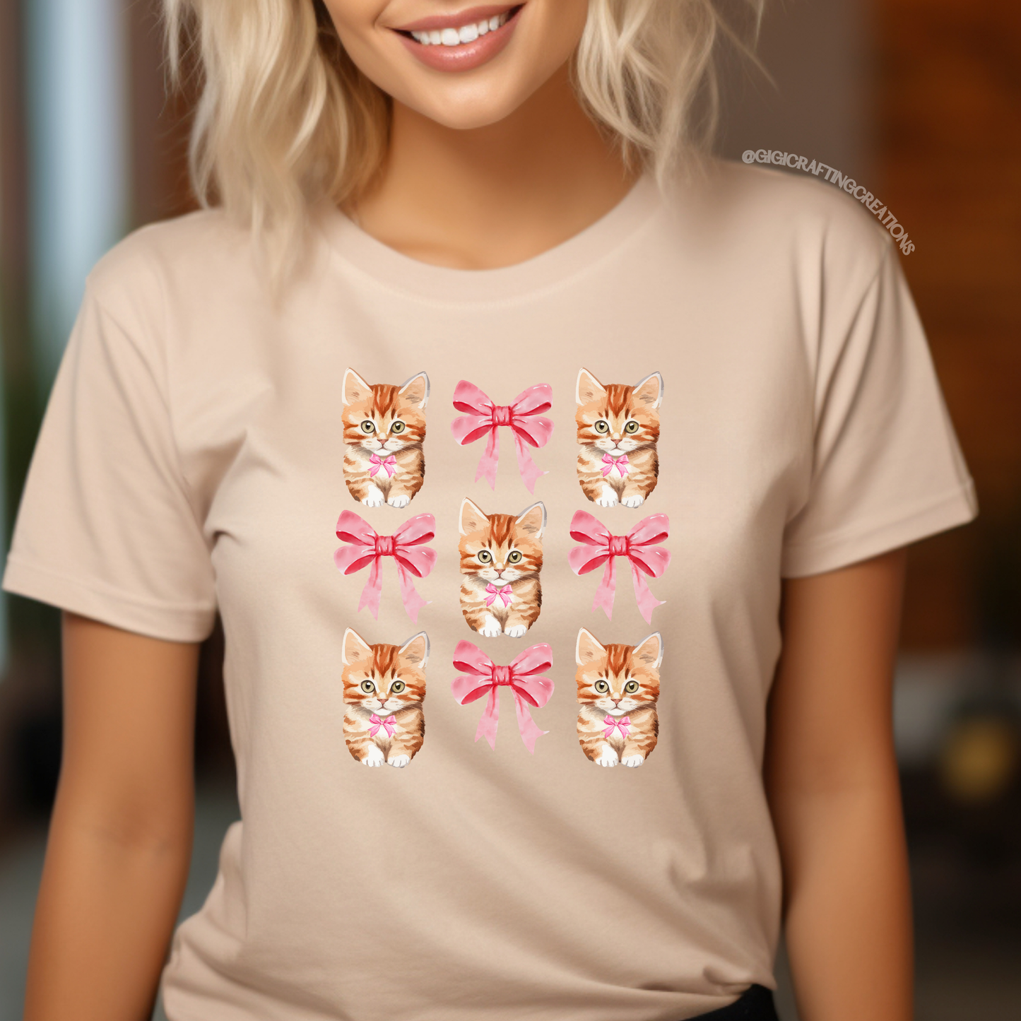 Coquette Kittens Relaxed Unisex Tee