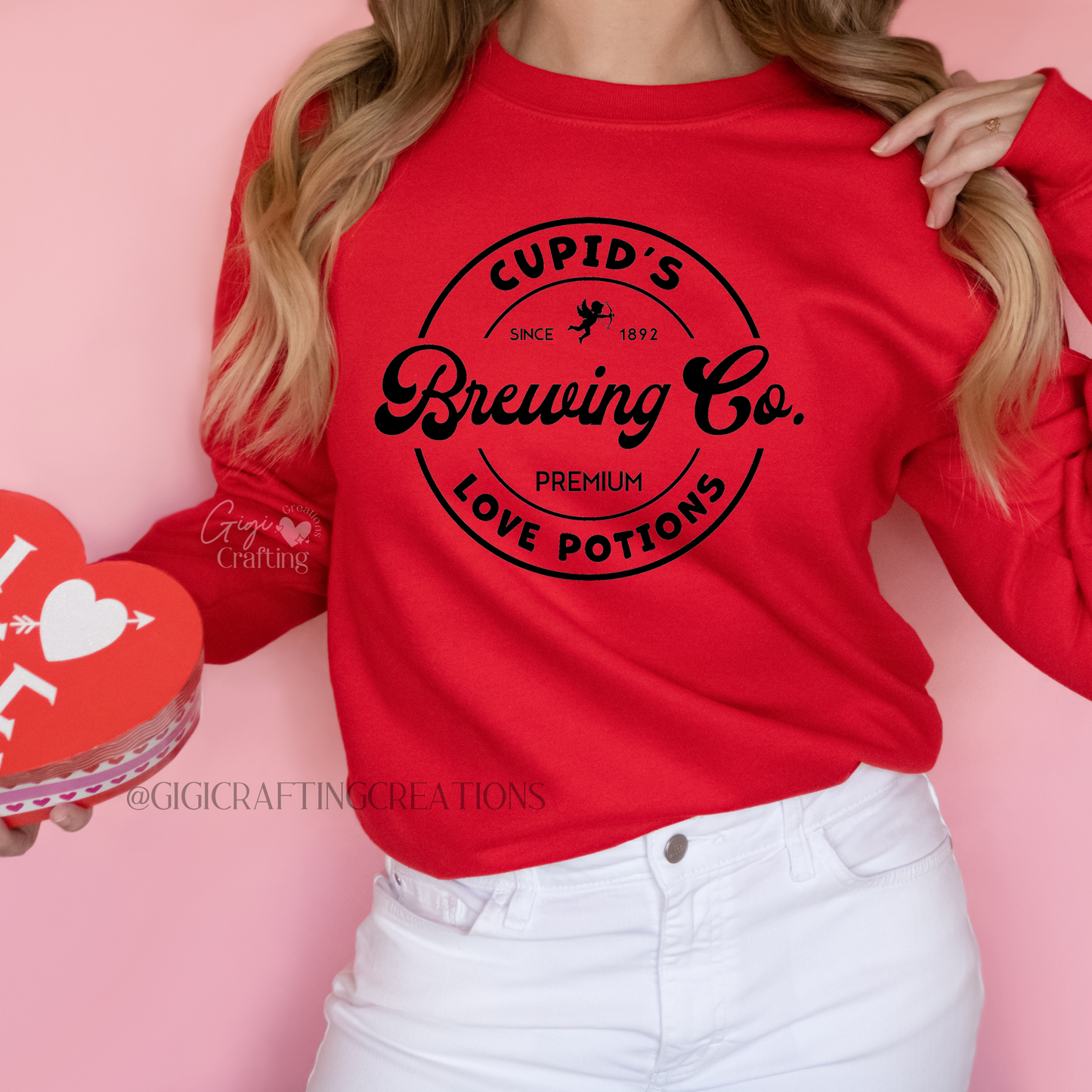 Cupid's Love Potions Valentine Crewneck