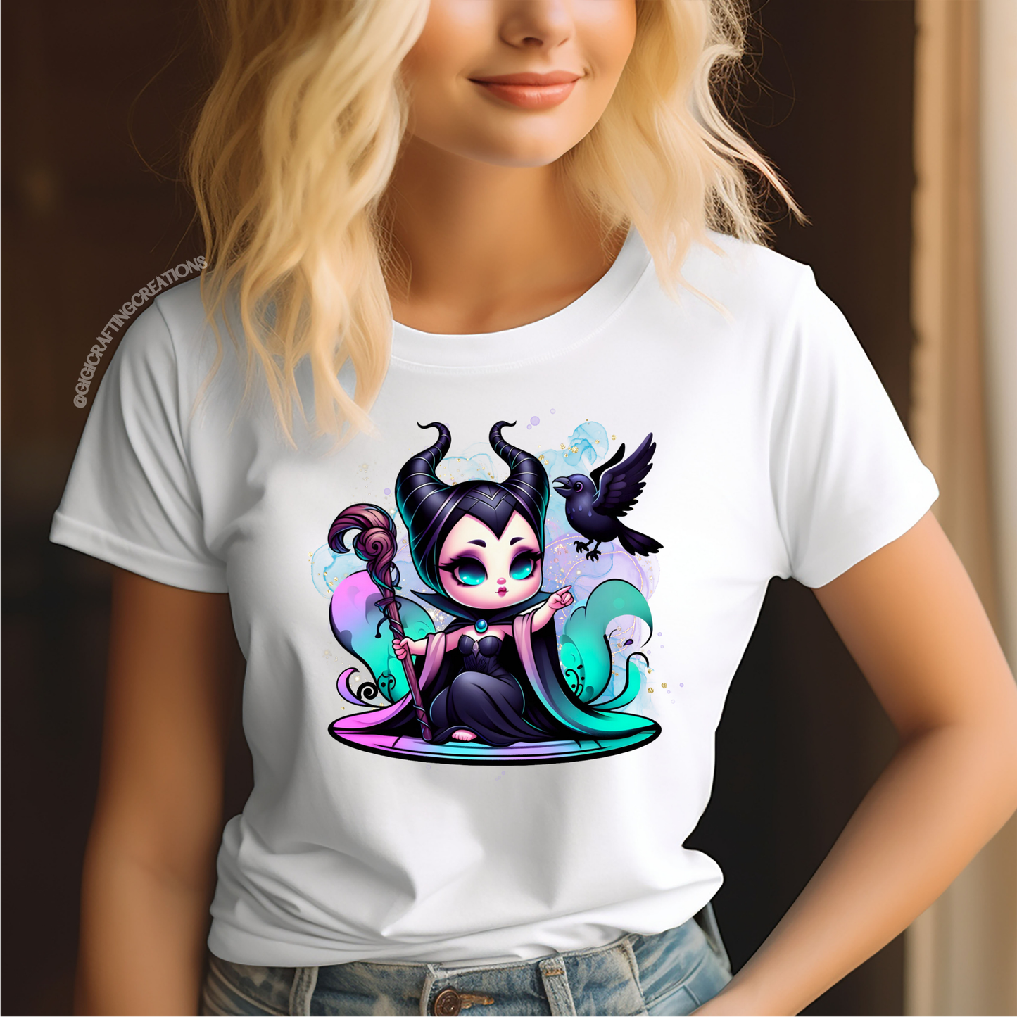 Cute Baby Maleficent Bird Relaxed Unisex Tee