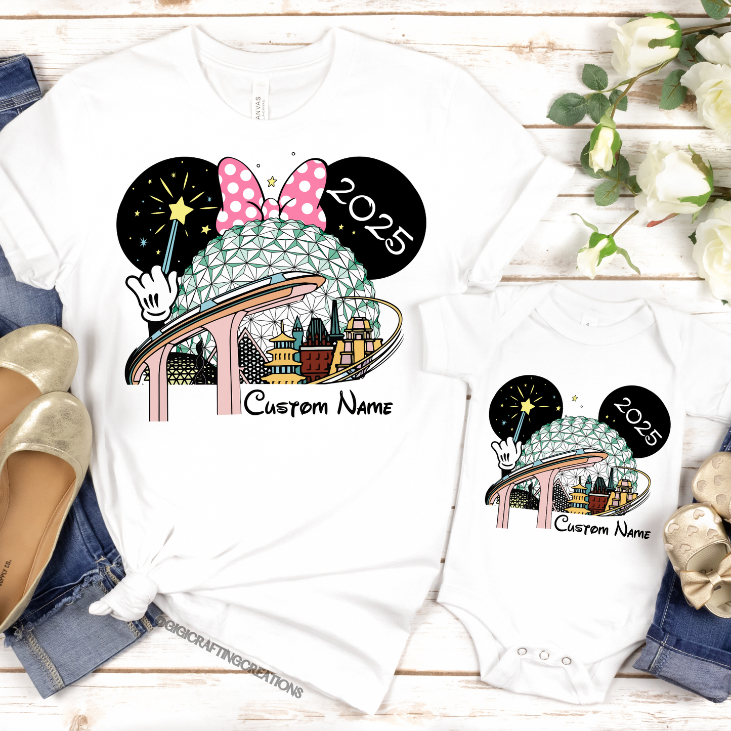 Epcot World Traveler Park 2025 Matching Shirts Unisex