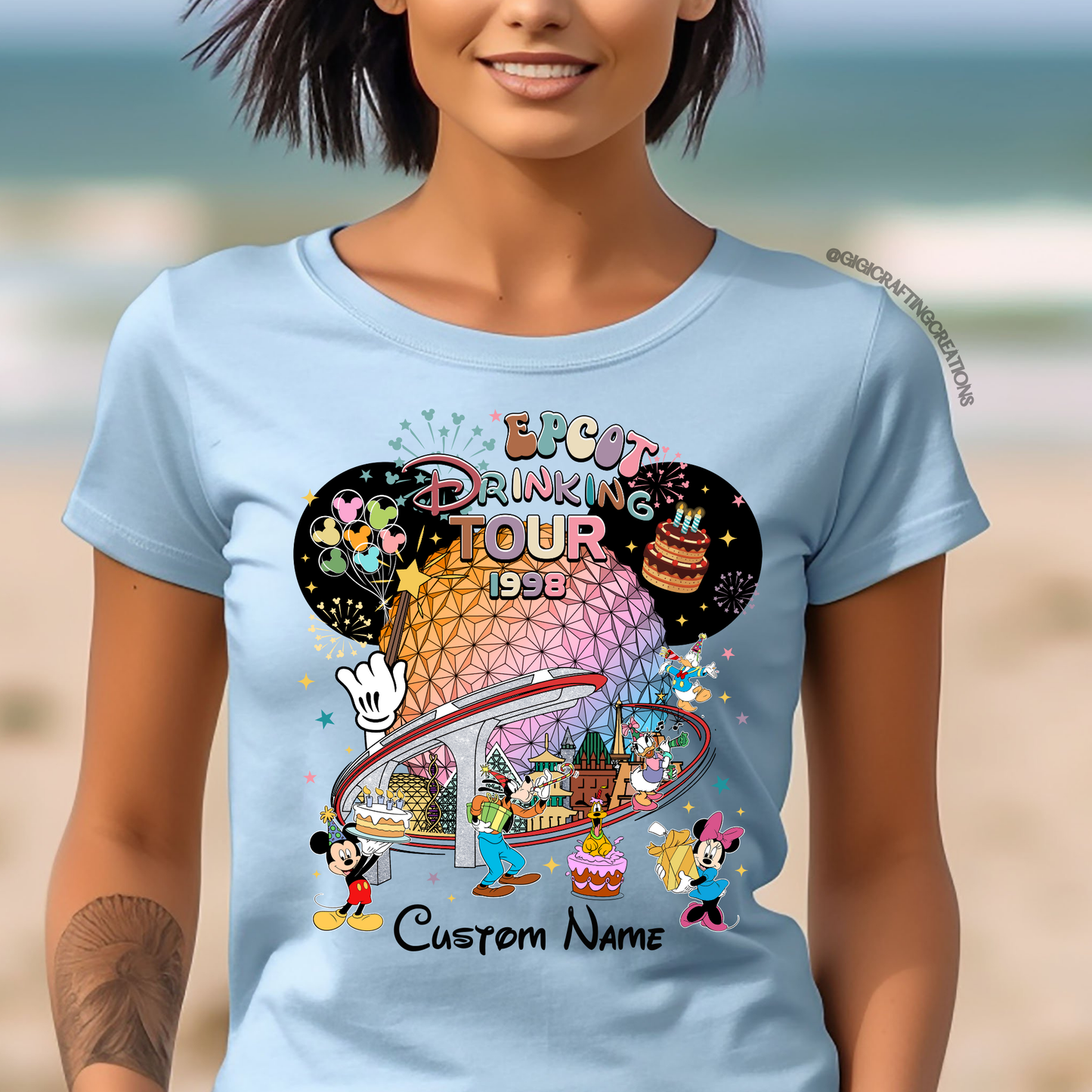 Epcot Drinking Around The World 2025 Matching Shirts Unisex