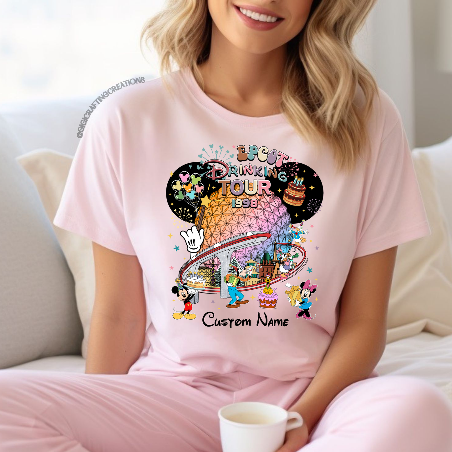 Epcot Drinking Around The World 2025 Matching Shirts Unisex