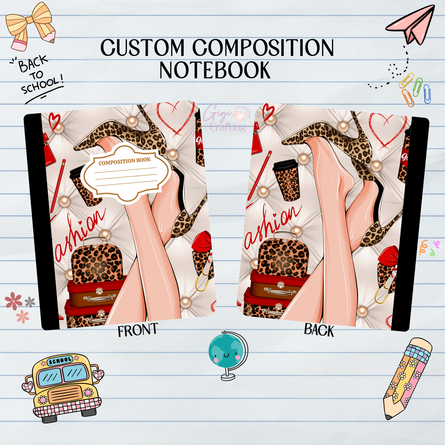 Fashion Legs - Composition Notebook