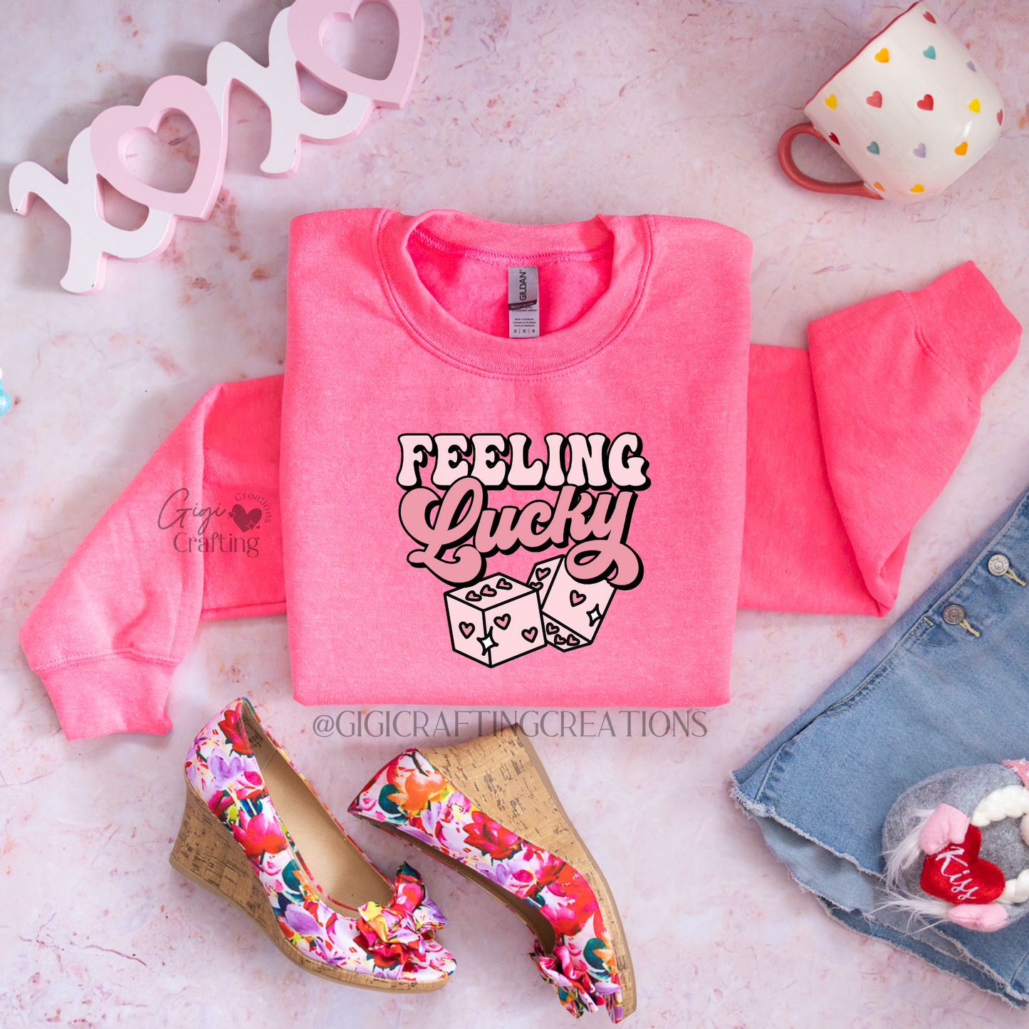 Feeling Lucky Valentine Crewneck