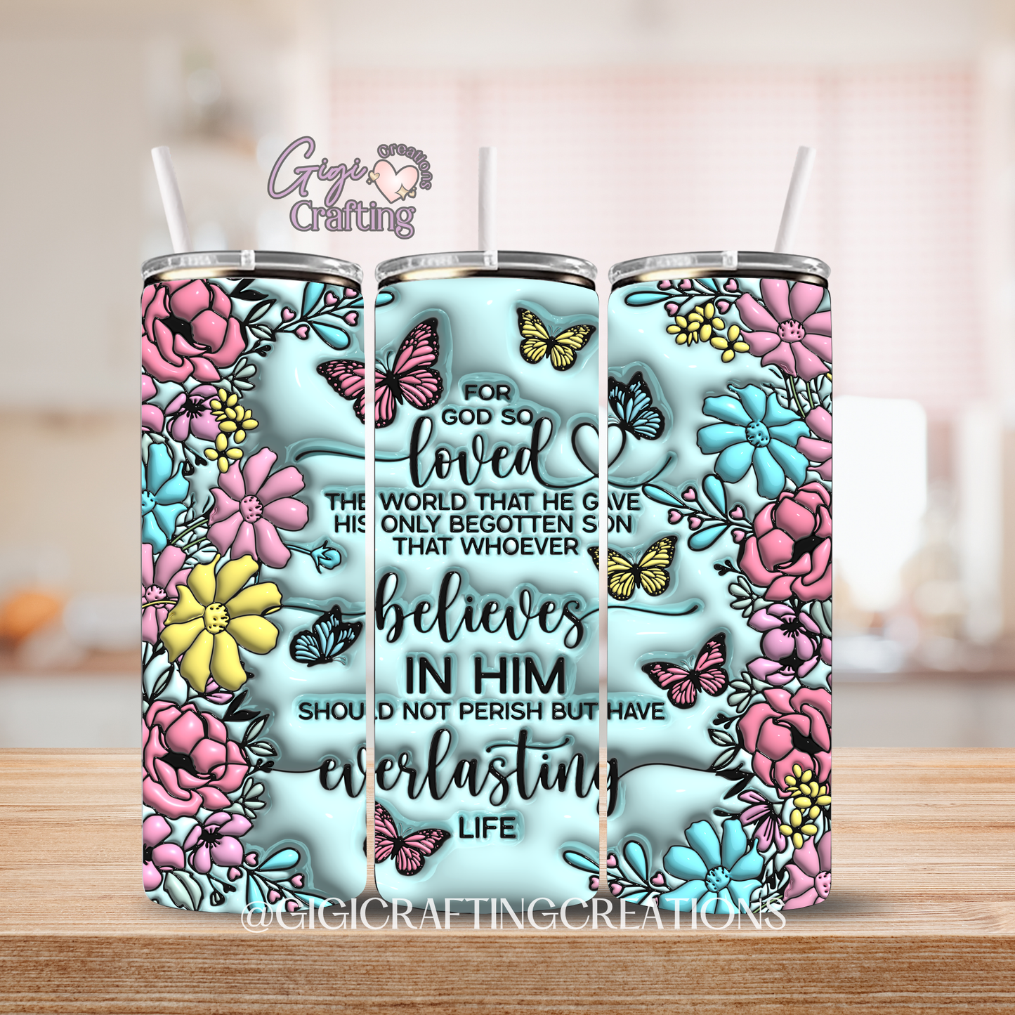 For God so Loved - 20oz Skinny Tumbler
