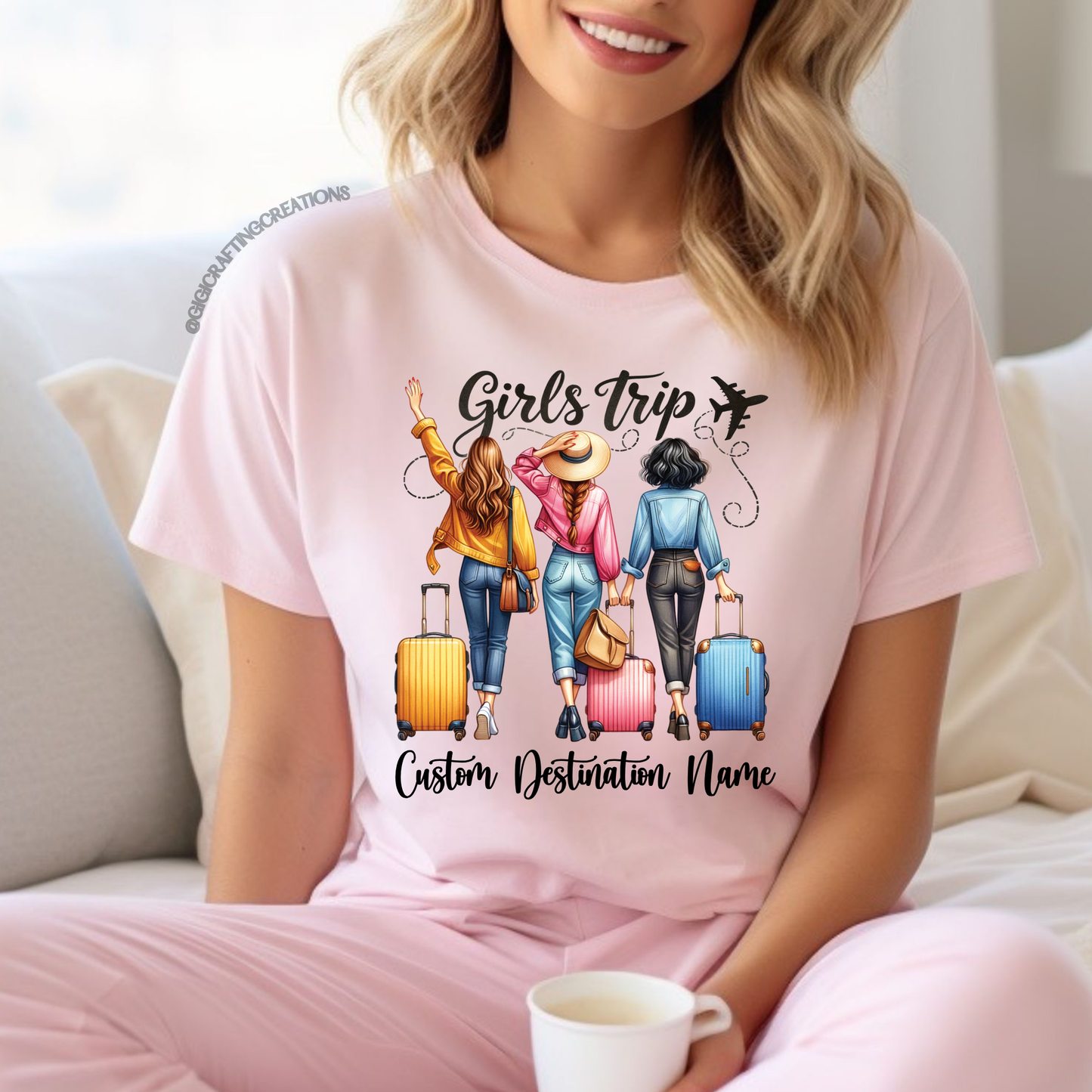 Girls Trip Holidays Besties Matching Shirts Unisex