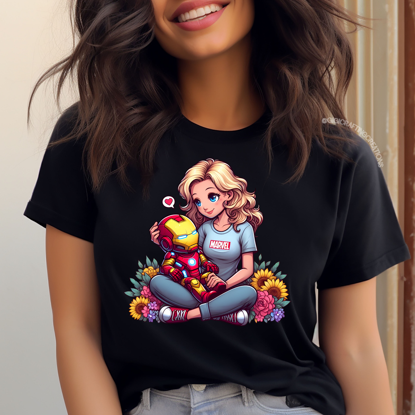 Iron Superhero Mom Relaxed Unisex Tee