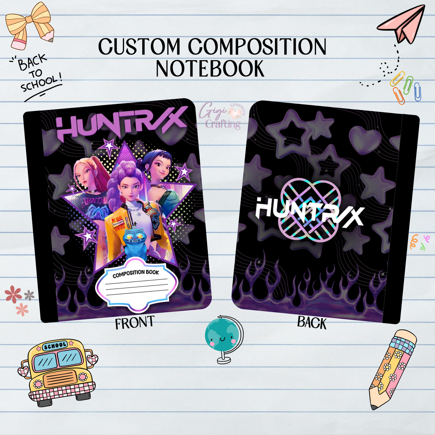 Pop Star Girls Singers - Composition Notebook