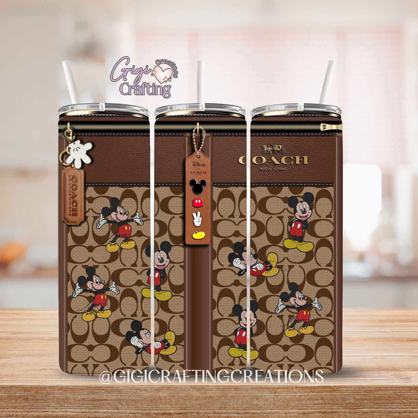 Mouse Fashion Purse Bag Designer - 20oz Skinny Tumbler