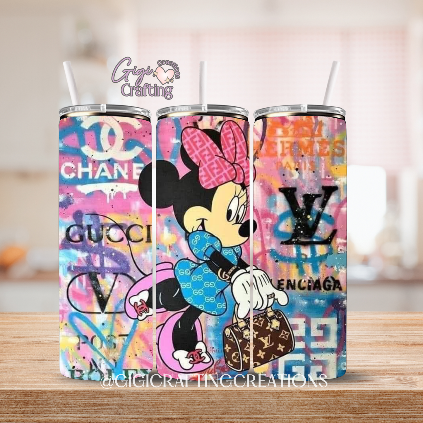 Mouse Luxury Brands Paint - 20oz Skinny Tumbler