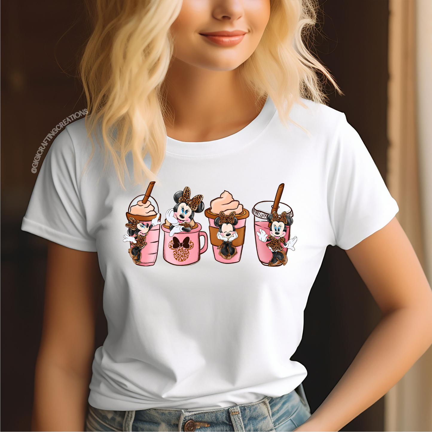 Minnie Iced Coffee Mood Relaxed Unisex Tee