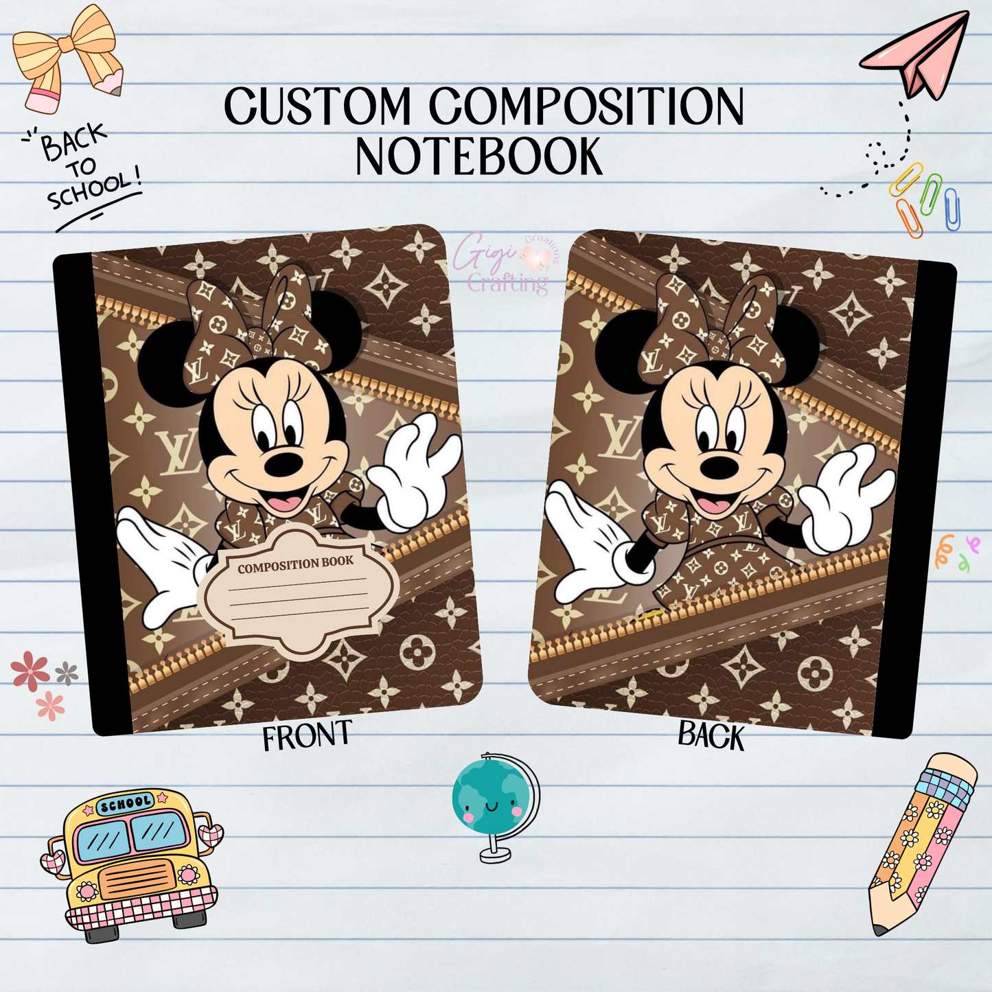 Mice Zipper - Composition Notebook