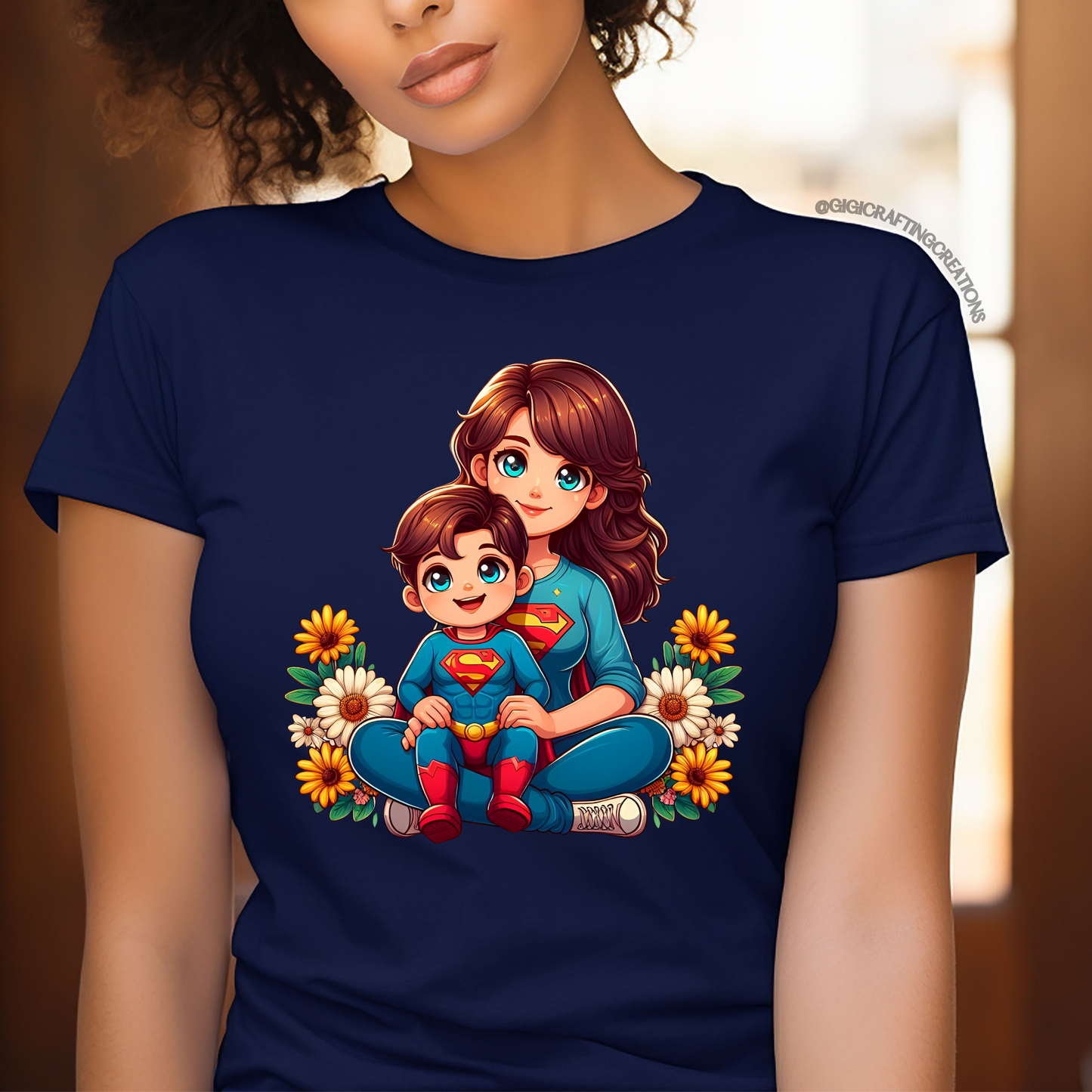Superhero Mom Relaxed Unisex Tee
