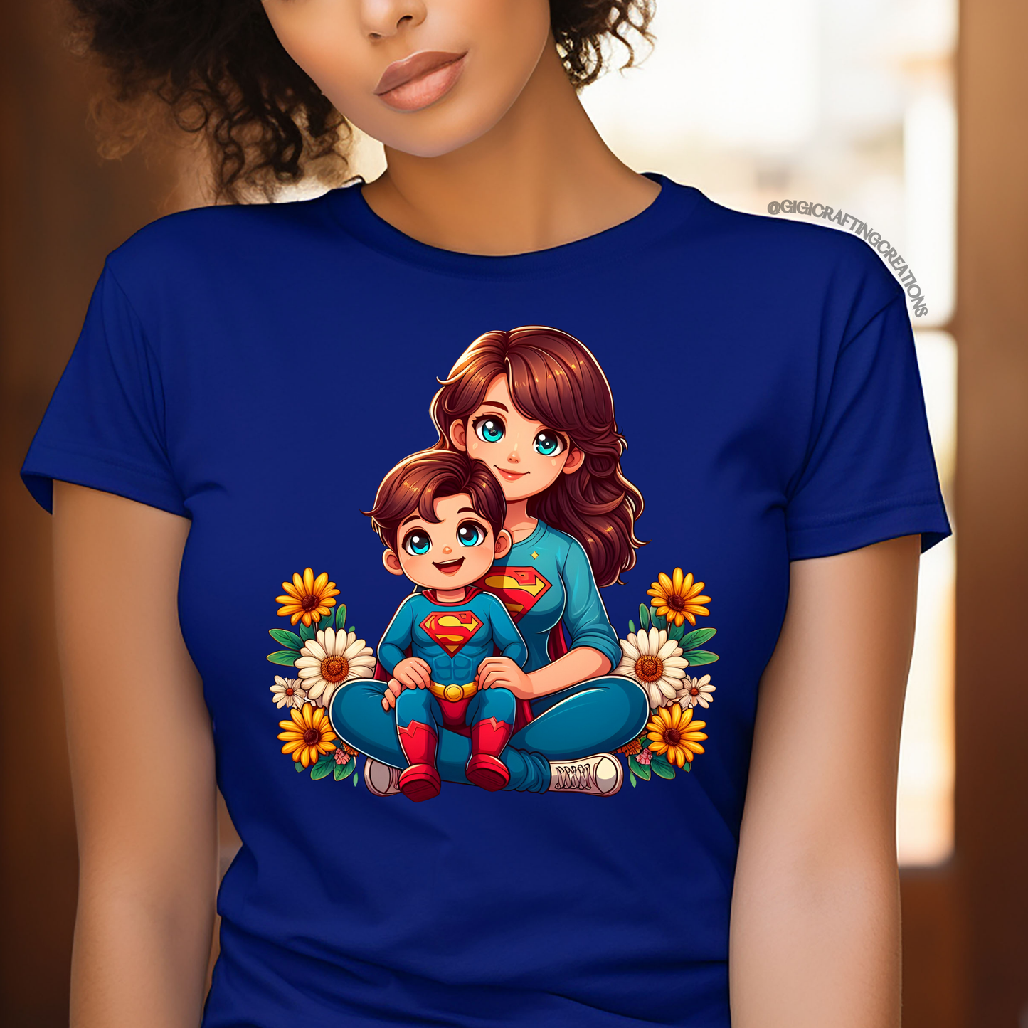 Superhero Mom Relaxed Unisex Tee