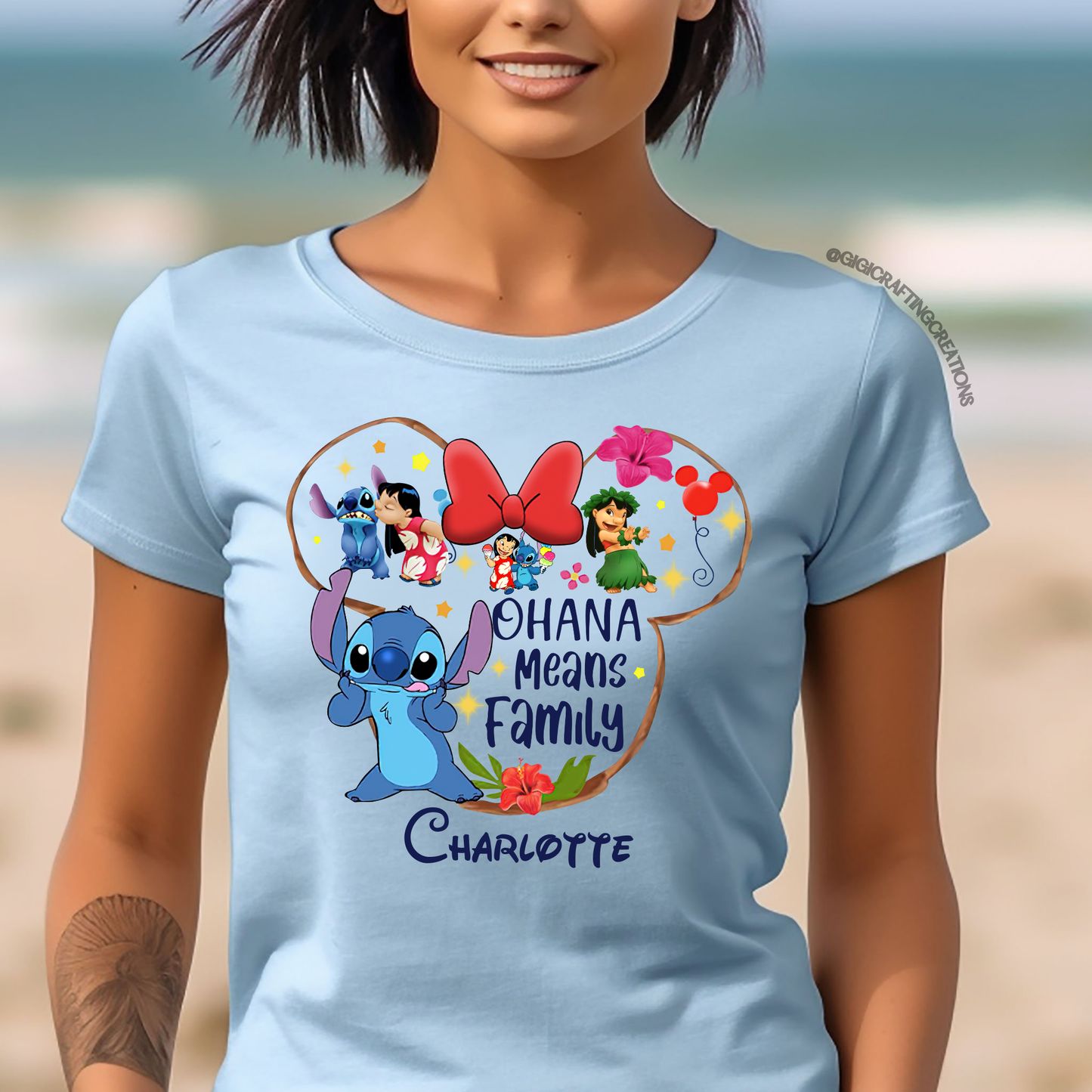 Ohana Means Family Stitch Disney Family Trip 2025 Matching Shirts Unisex