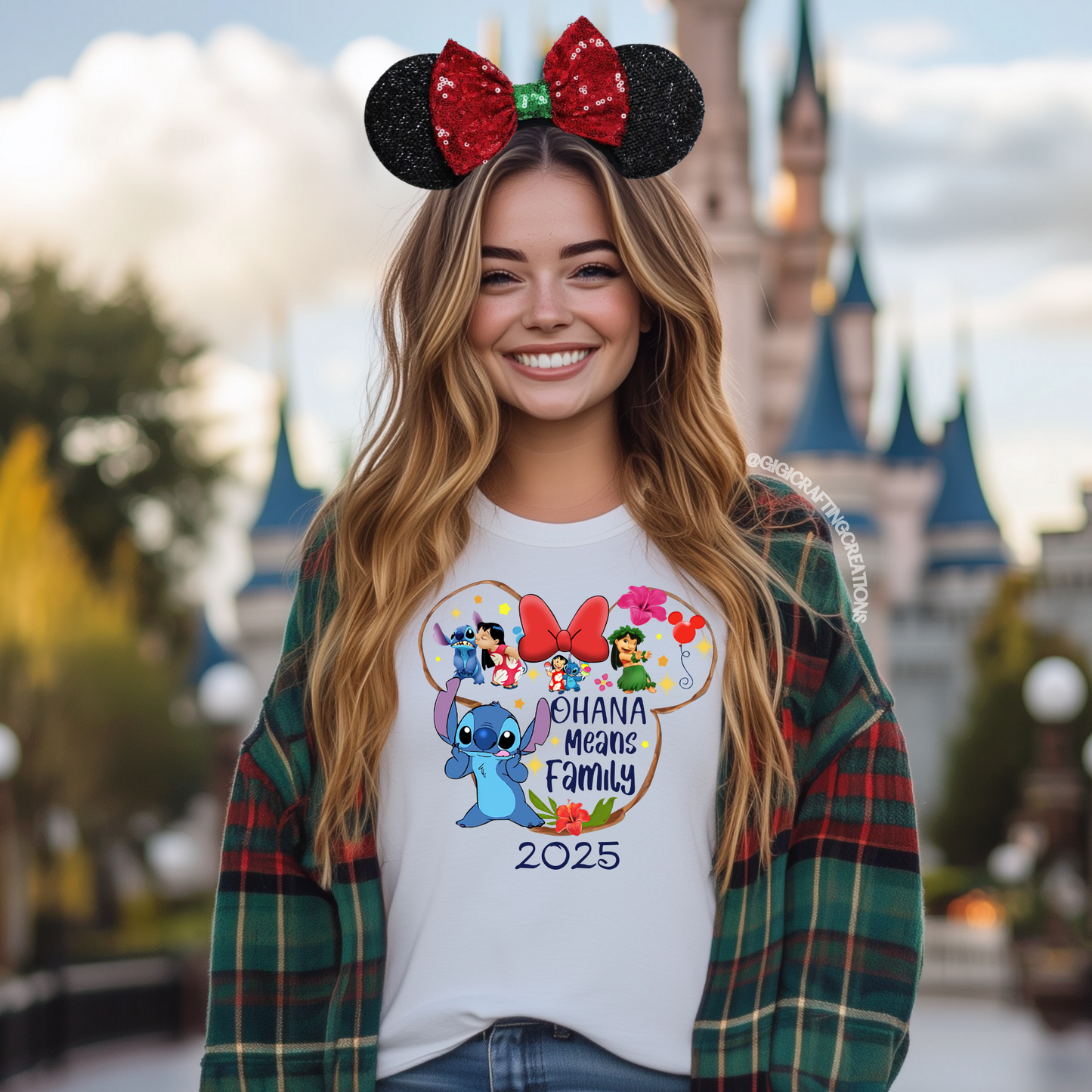 Ohana Means Family Stitch Disney Family Trip 2025 Matching Shirts Unisex