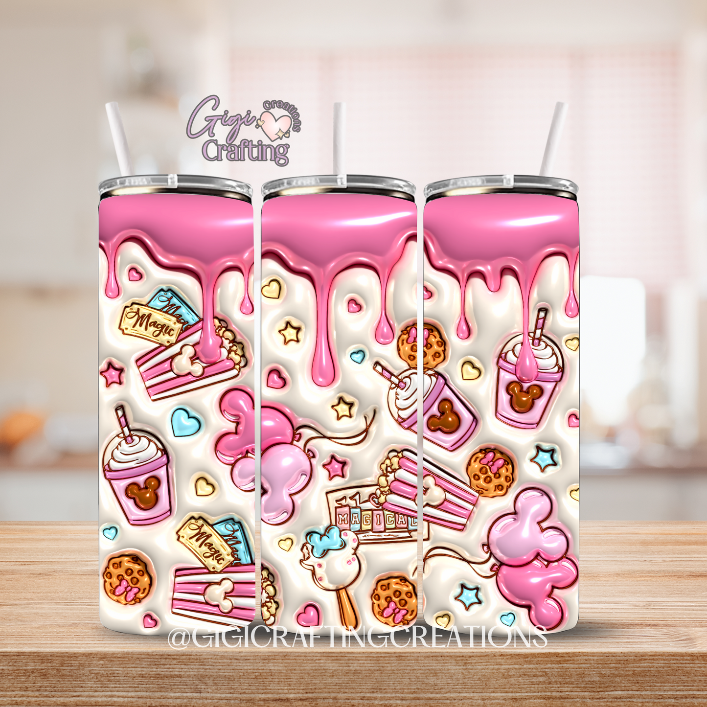 Park Theme Snack - 20oz Skinny Tumbler