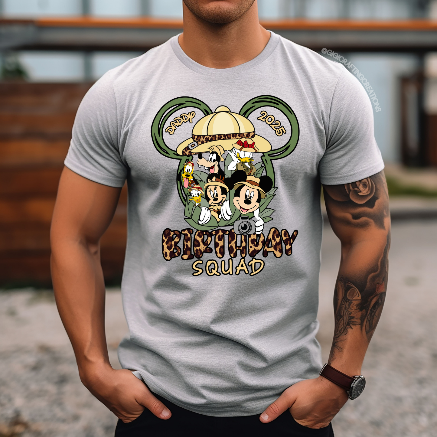Safari Birthday Girl Squad Custom Disney Family Matching Shirts Unisex