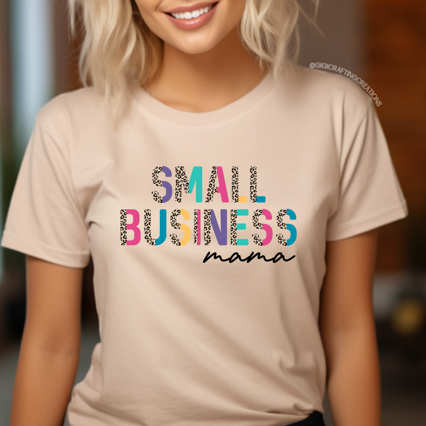 Small Business Mama Relaxed Unisex Tee