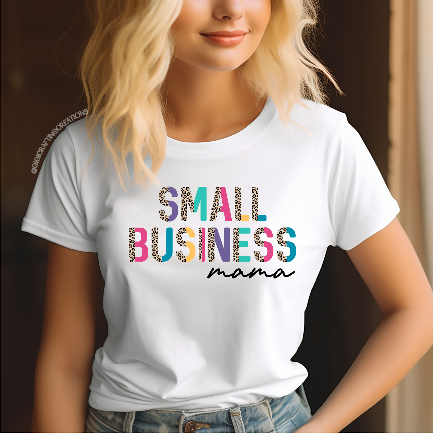 Small Business Mama Relaxed Unisex Tee