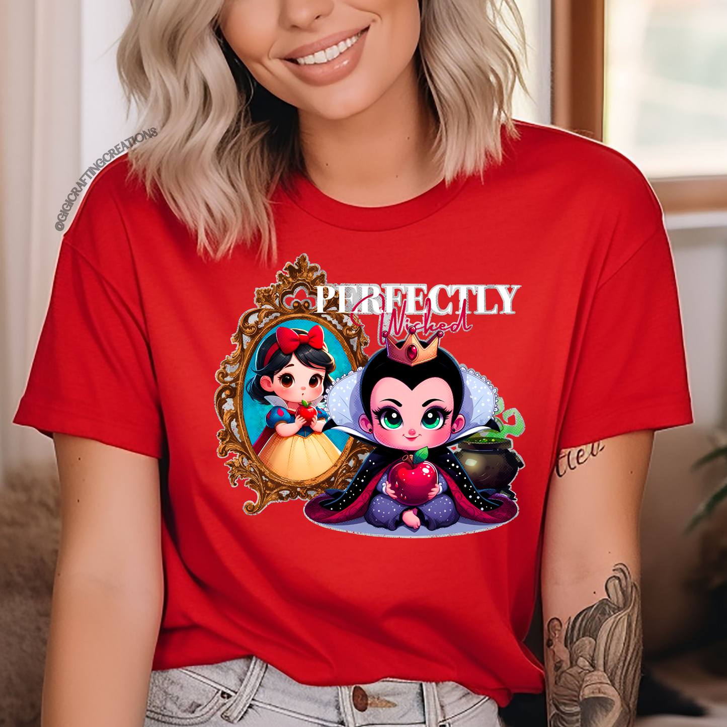 Baby Grimhilde Villain Relaxed Unisex Tee
