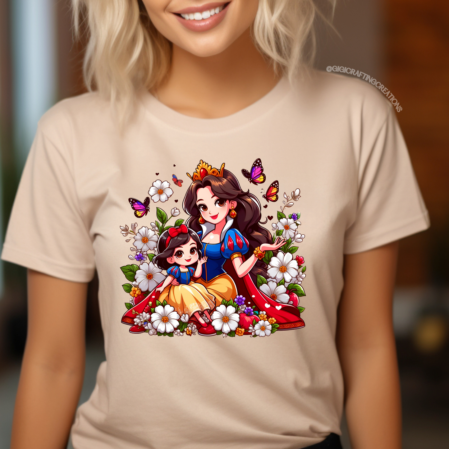 Snow Princess Mom Relaxed Unisex Tee