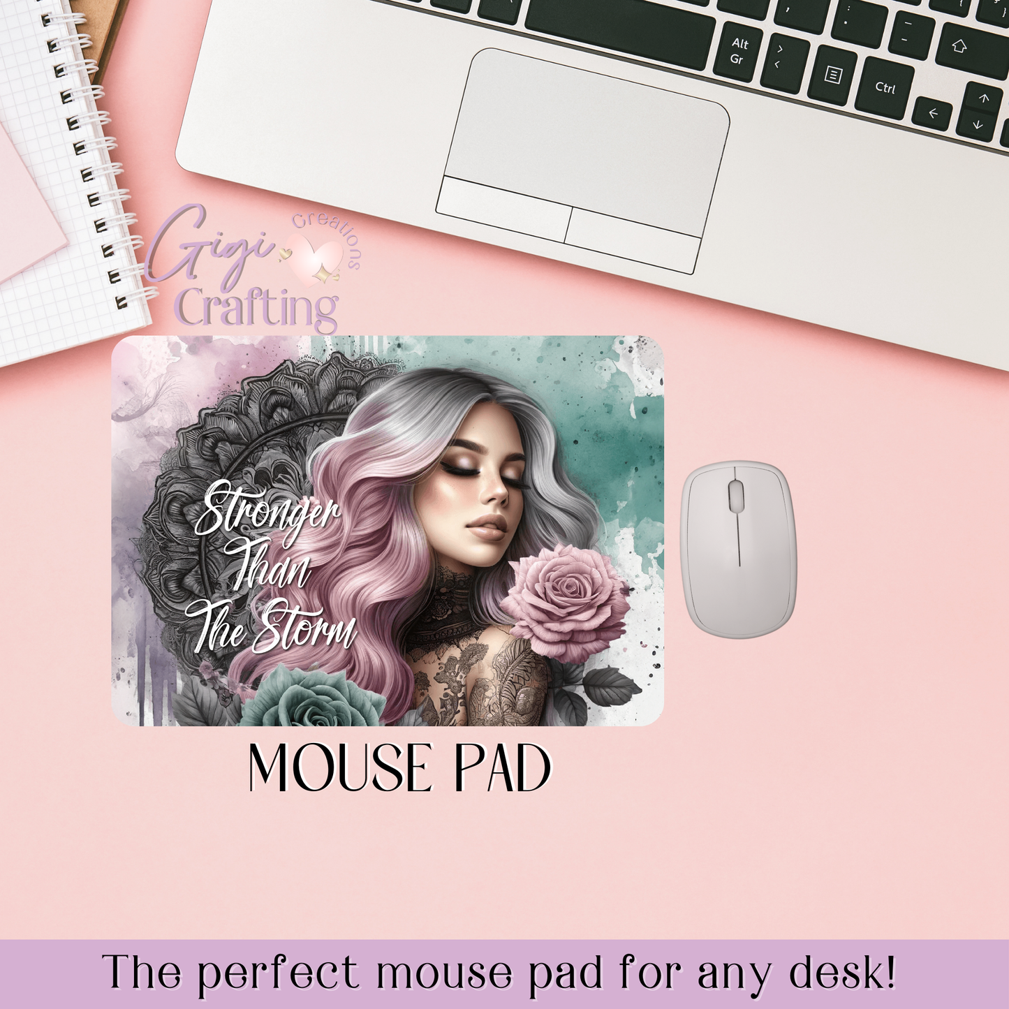 Stronger than the Storm - Mouse Pad