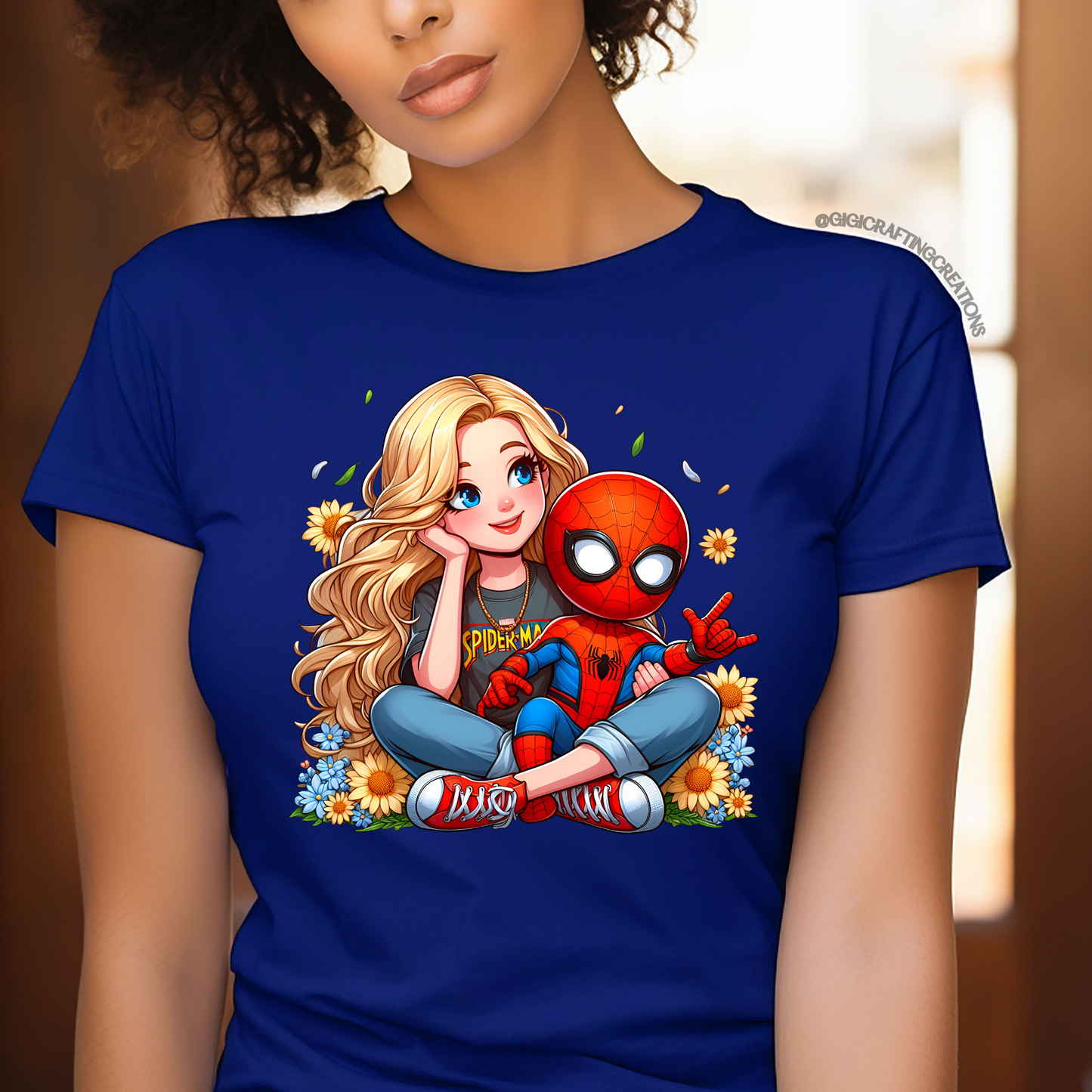 Spider Superhero Mom Relaxed Unisex Tee