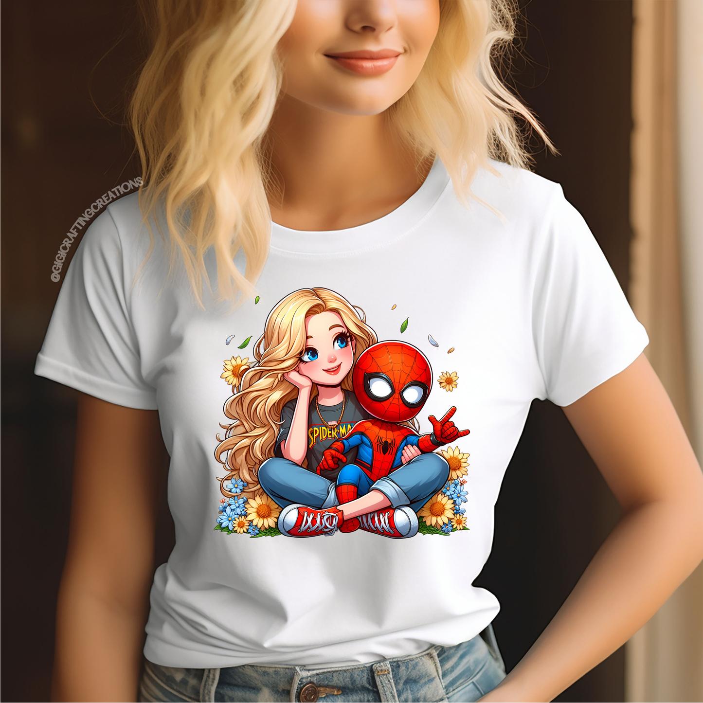 Spider Superhero Mom Relaxed Unisex Tee