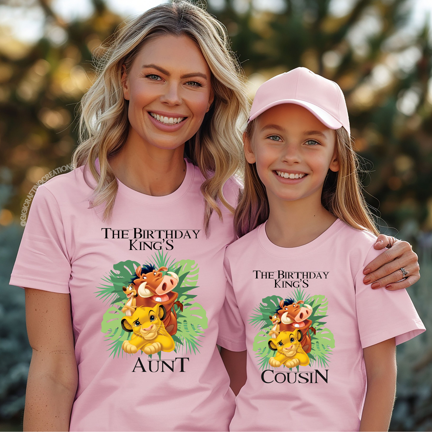 Lion King Birthday Matching Family Shirts Unisex