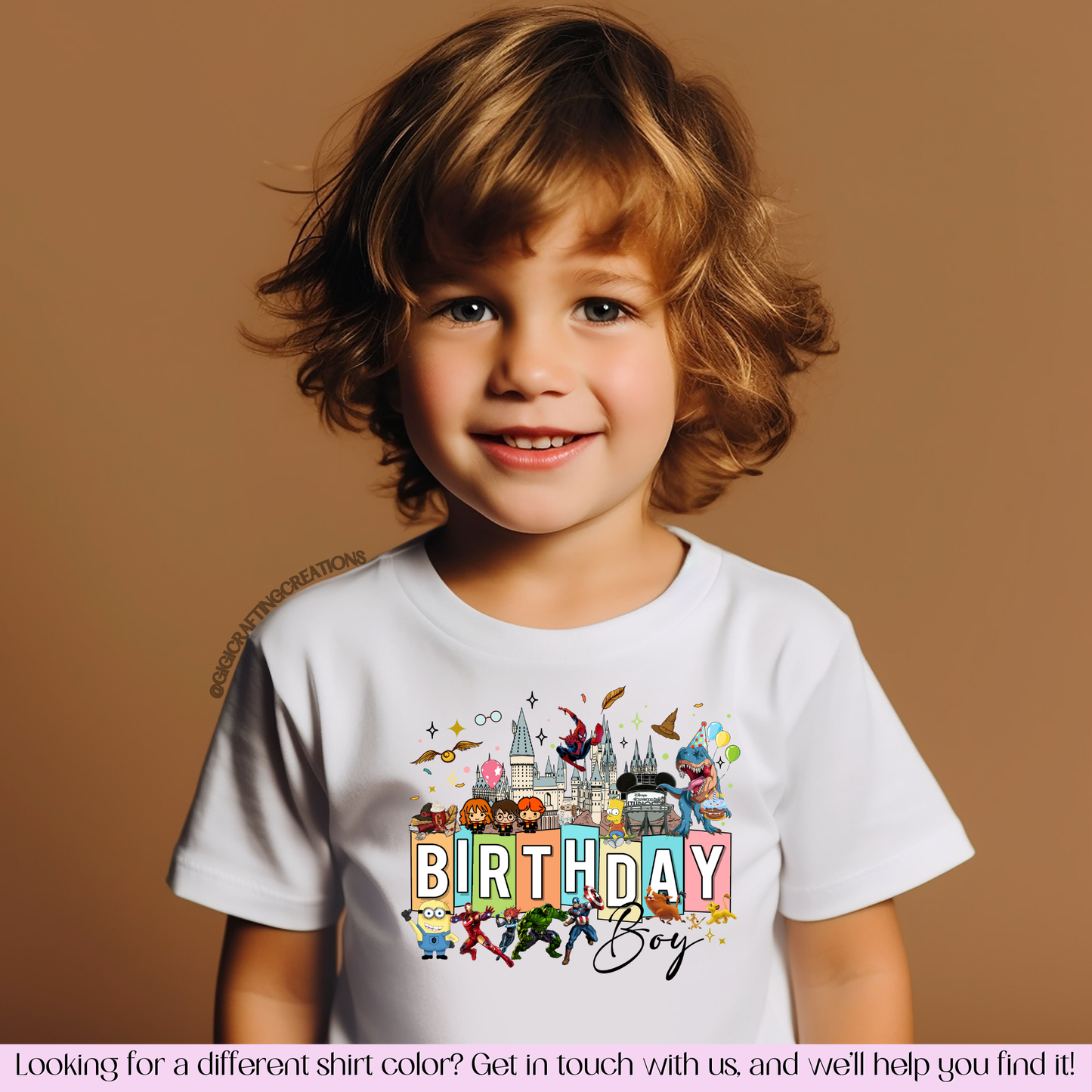 Universal Birthday Boy Matching Family Shirts Unisex