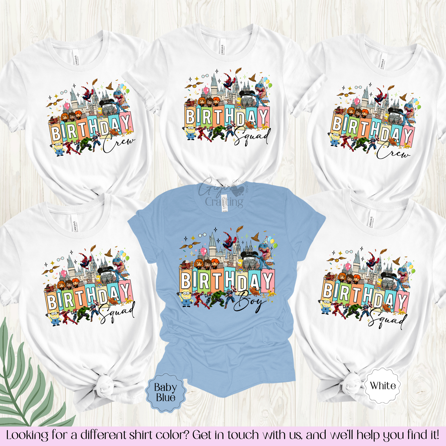 Universal Birthday Boy Matching Family Shirts Unisex