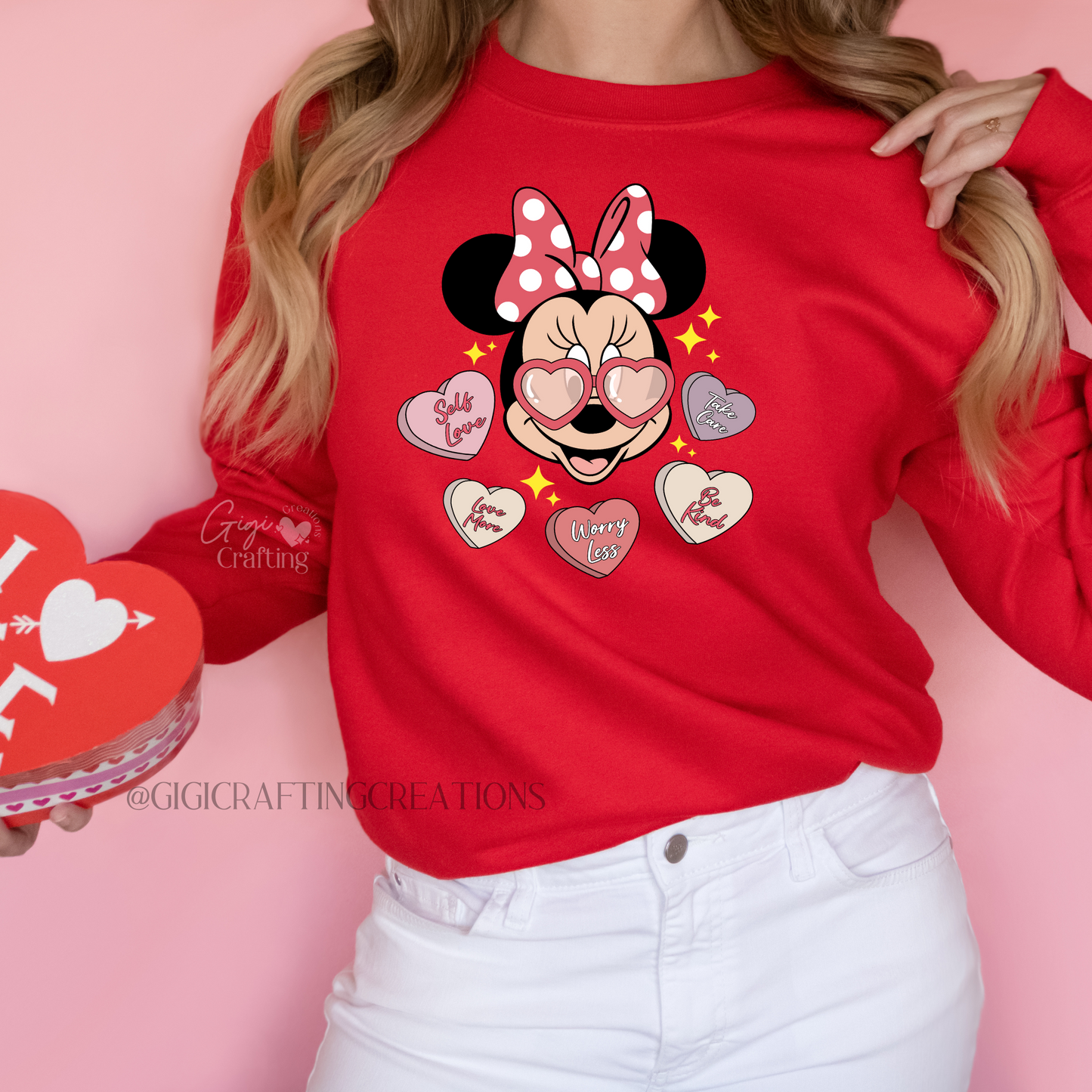 Valentine Mouse Crewneck